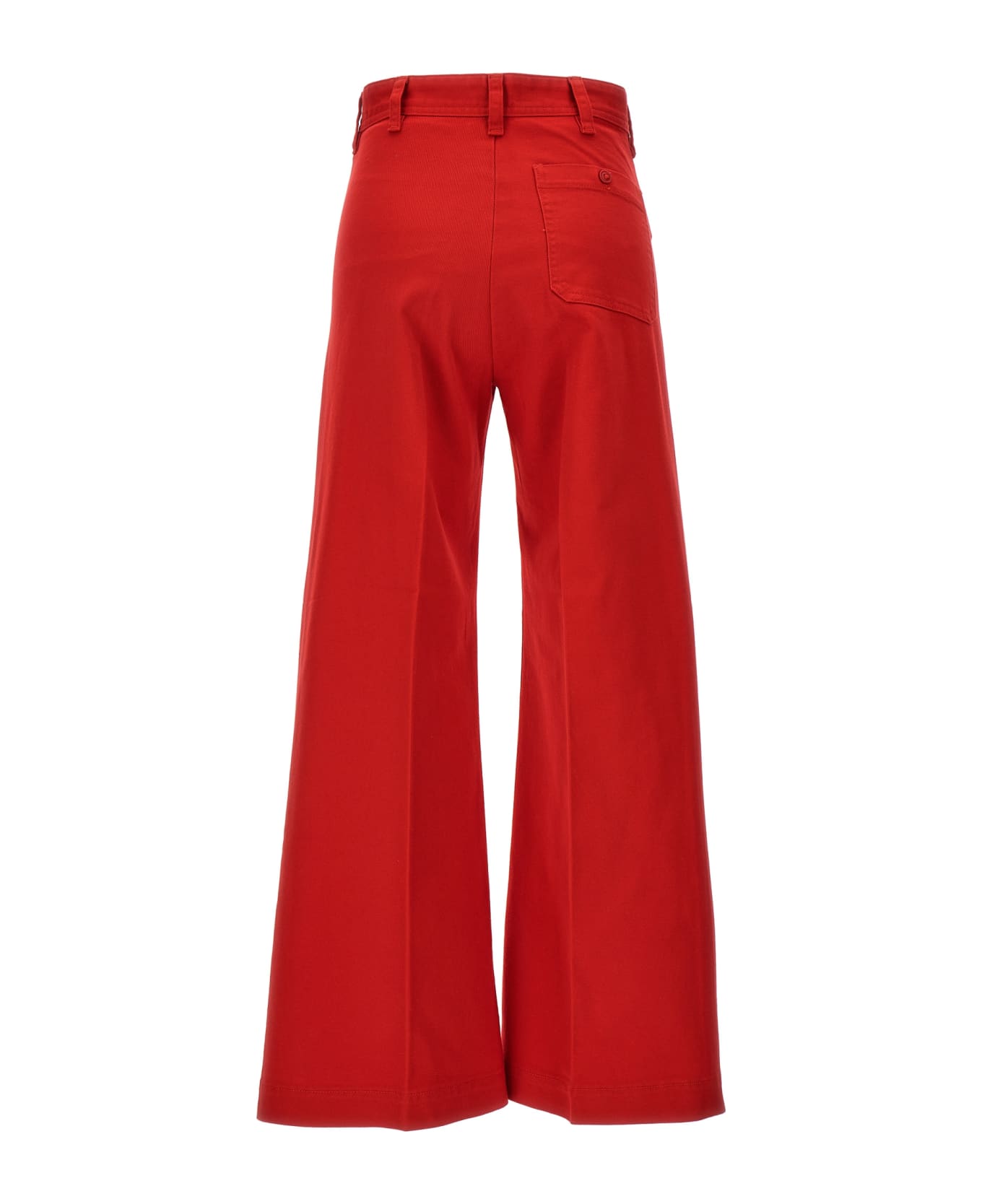 Polo Ralph Lauren Flared Pants - Red ボトムス