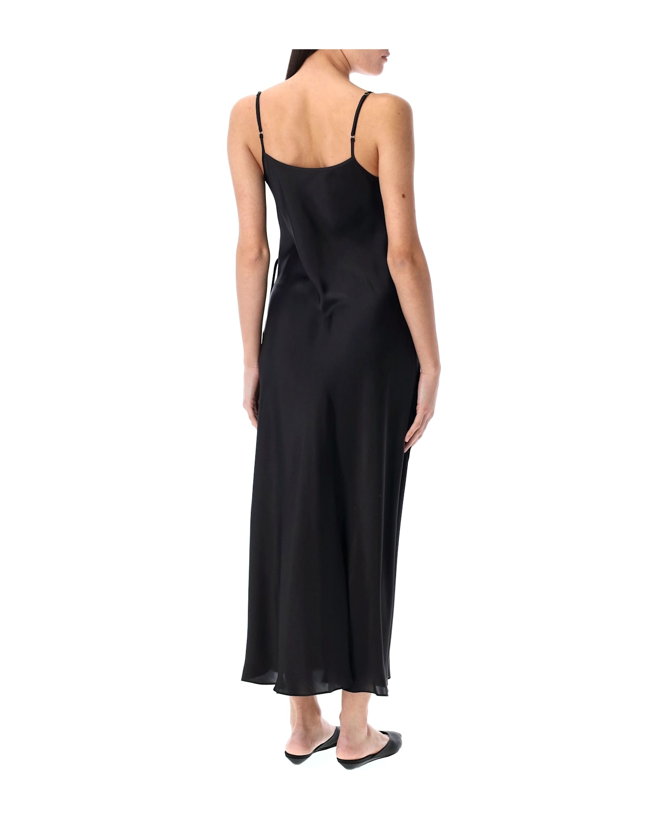 Low Classic 2-way Slip Dress - BLACK