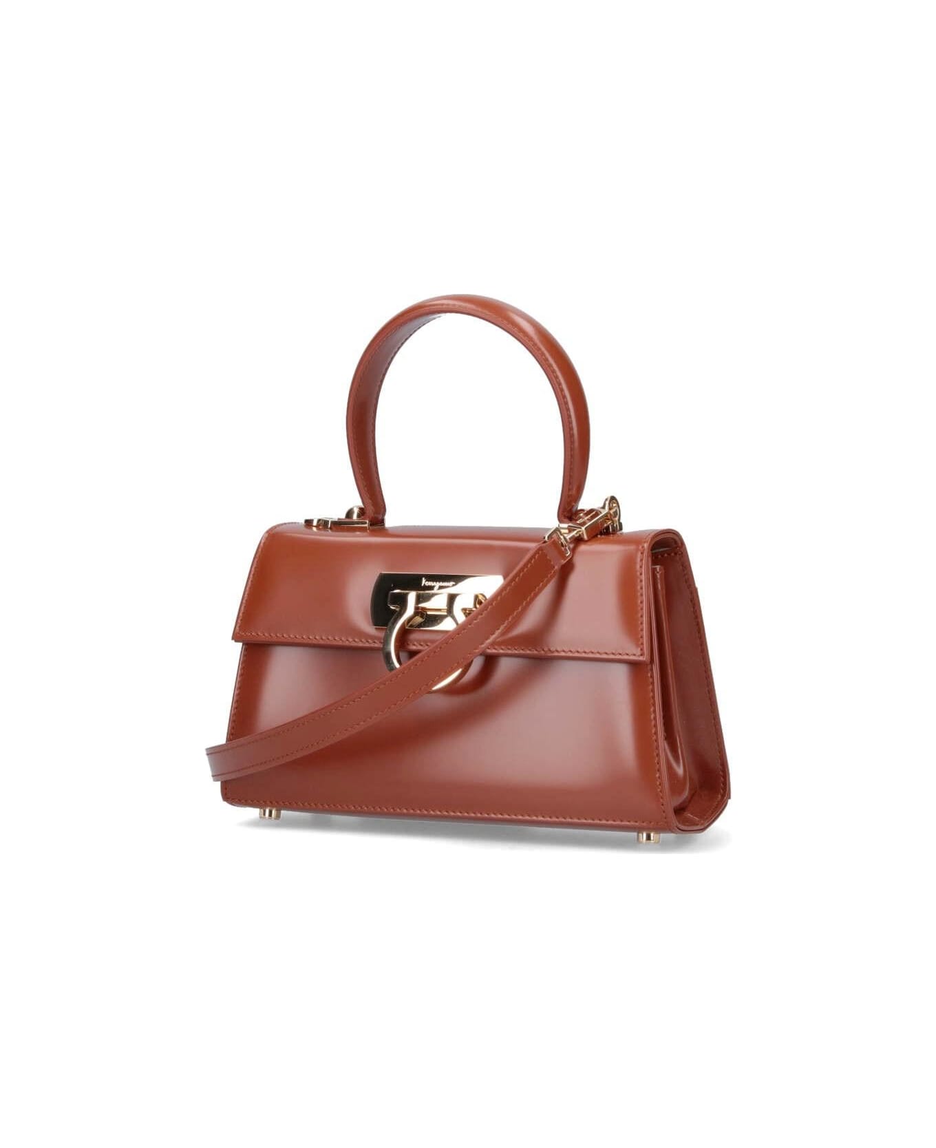 Ferragamo Iconic Handbag - Brown
