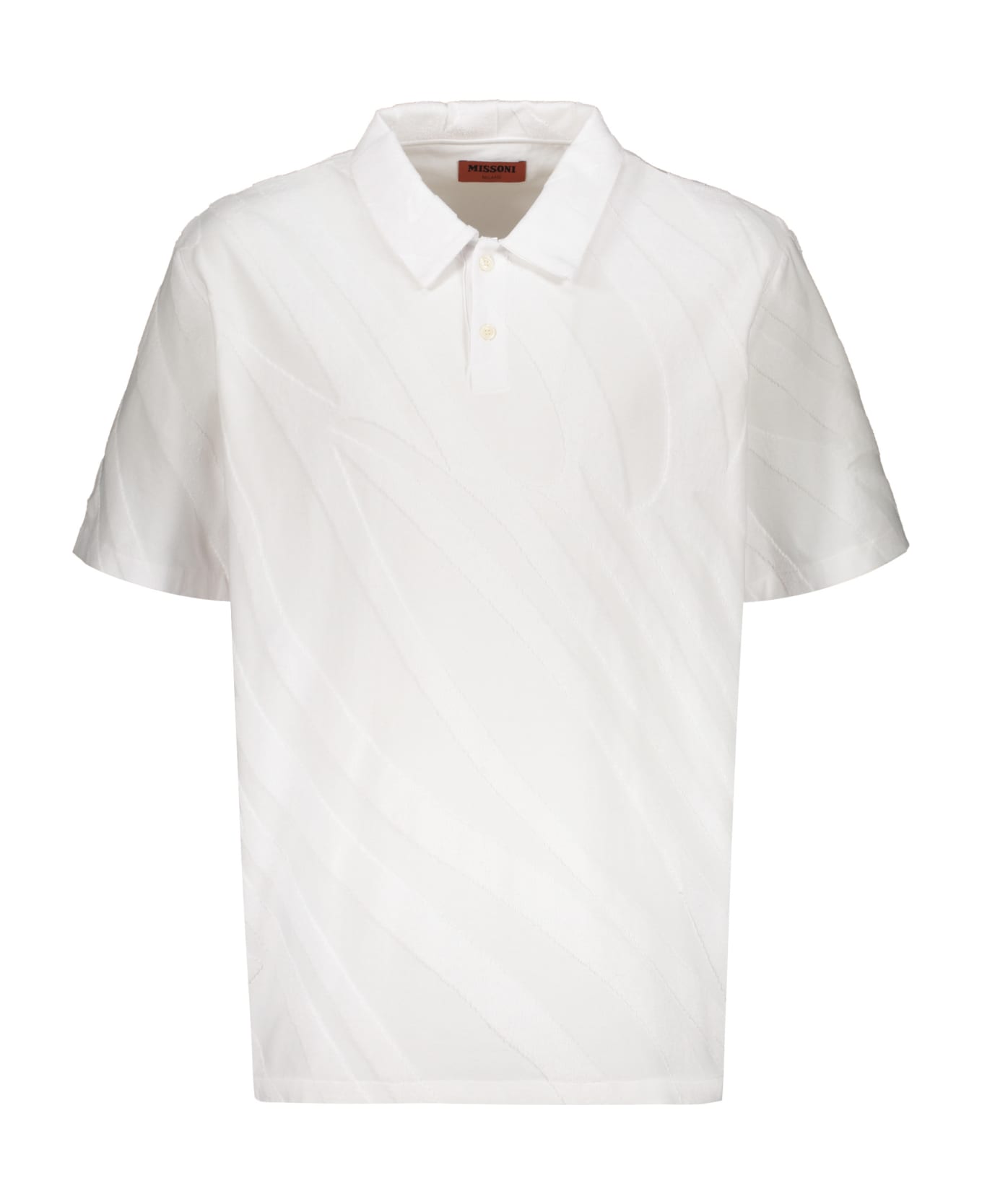 Missoni Cotton Polo Shirt - White ポロシャツ