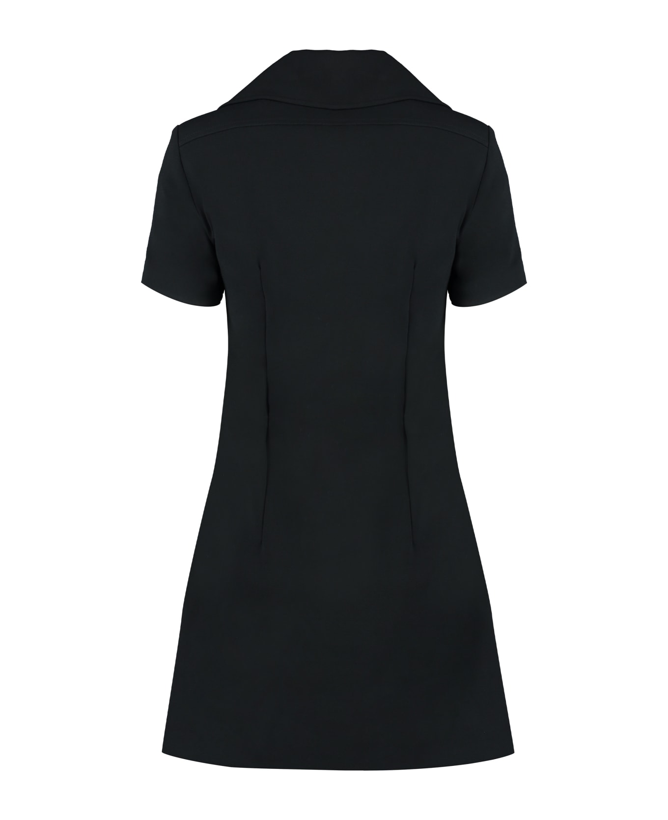 Patou Technical Crepe Dress - black