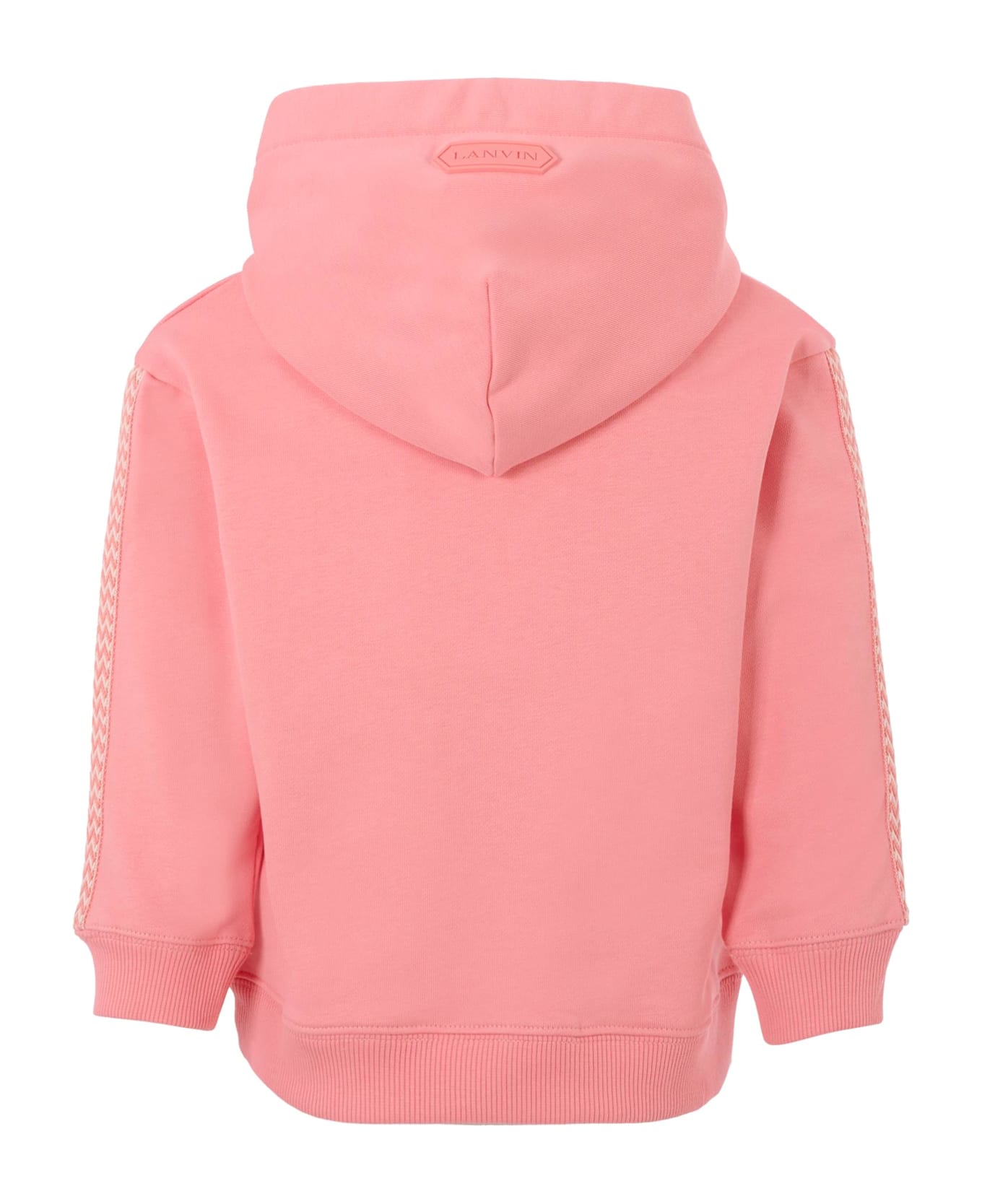 Lanvin Pink Sweatshirt For Girl With Logo - Pink
