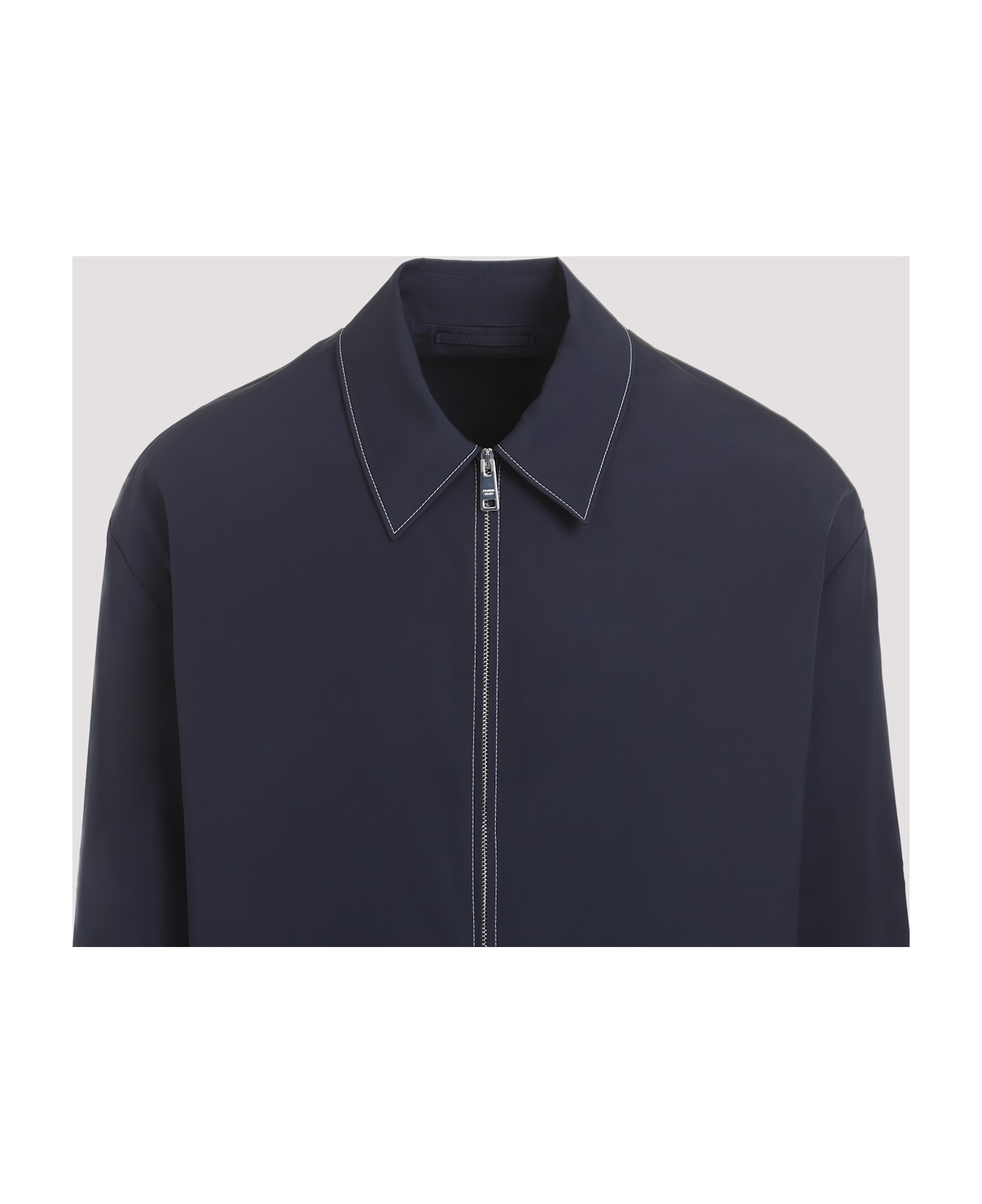 Prada Popeline Blouson - Svf Blu