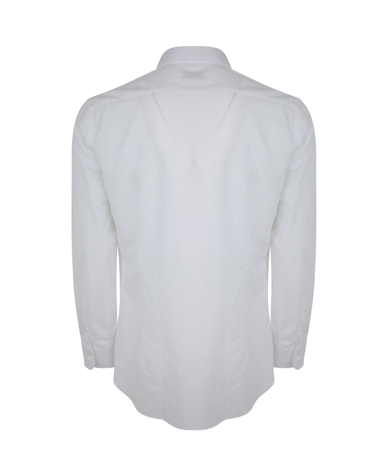 Barba Napoli Cotton And Linen Shirt - White シャツ