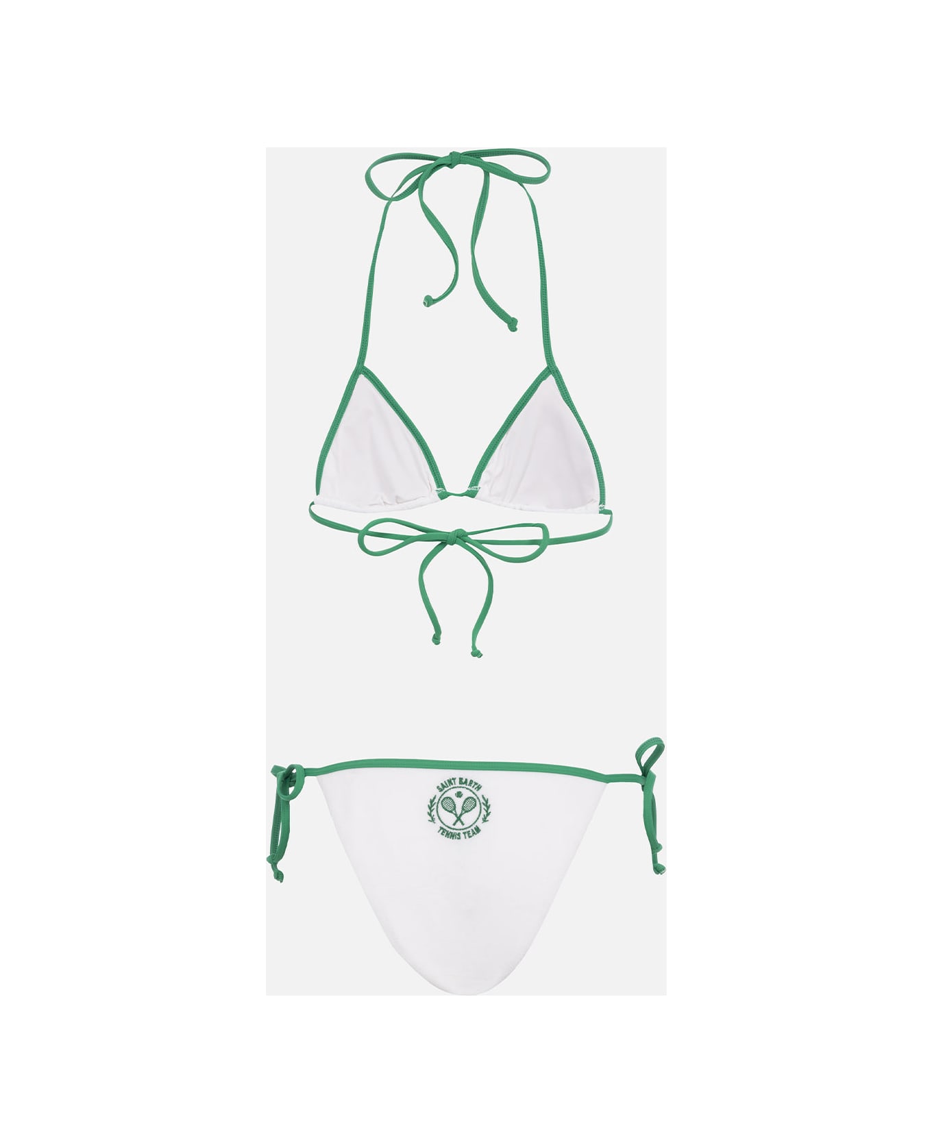 MC2 Saint Barth Woman Triangle Terry Bikini Maleah | Australian Brand Special Edition - WHITE