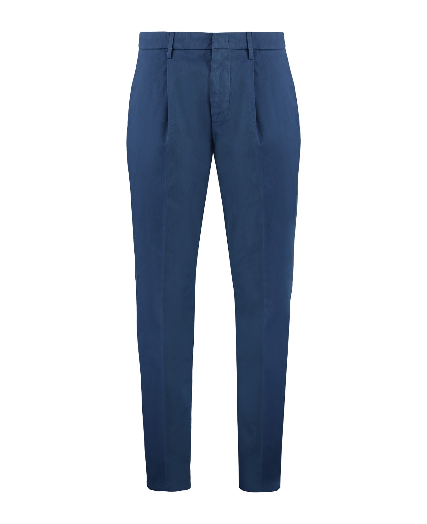Dondup Ralp Cotton Chino Trousers - blue