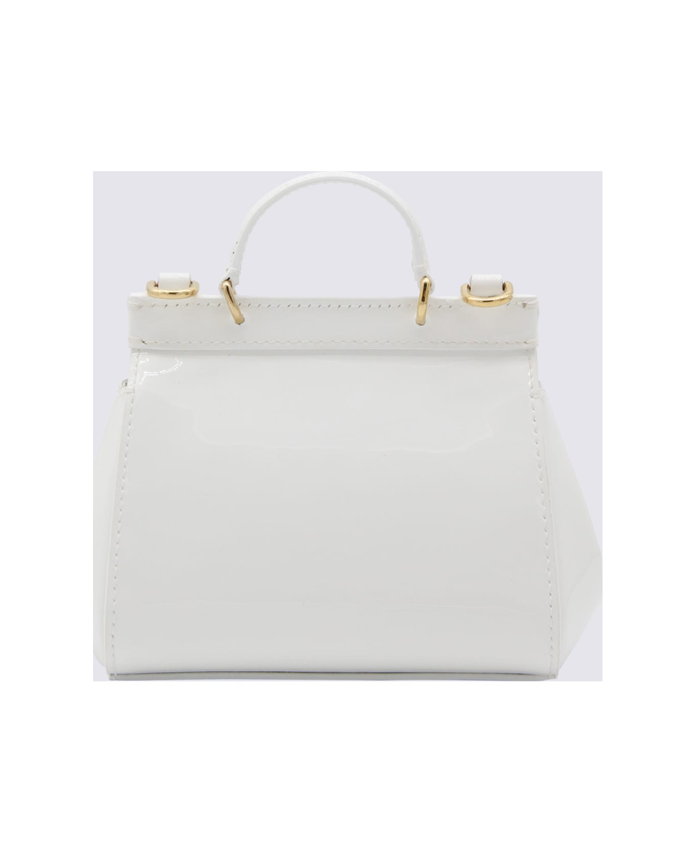 Dolce & Gabbana Milk Leather Sicily Mini Tote Bag