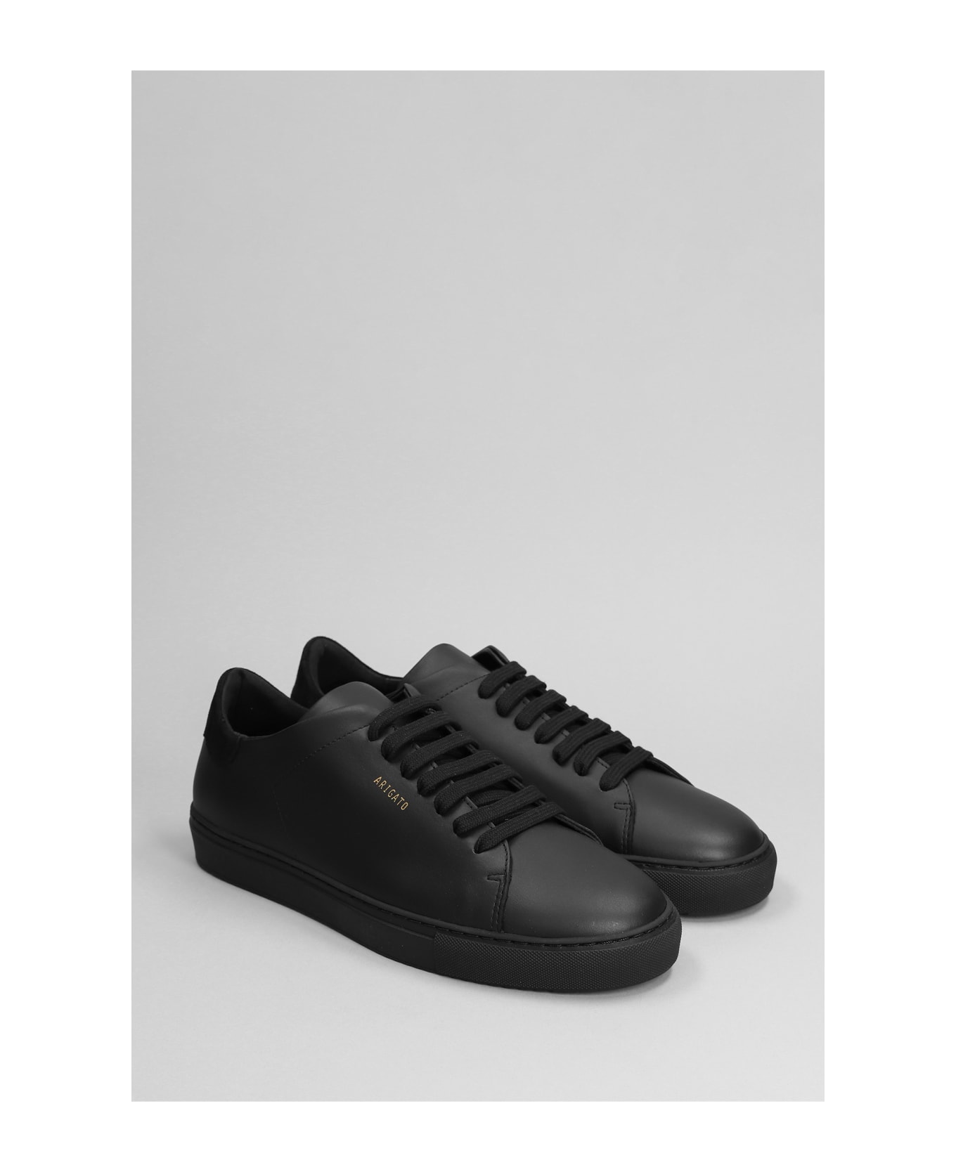 Axel Arigato Clean 90 Sneakers In Black Suede And Leather - black