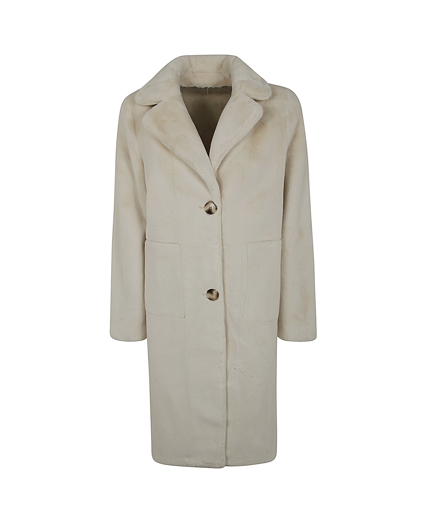 Betta Corradi Reversible Monocrome Coat - Off White