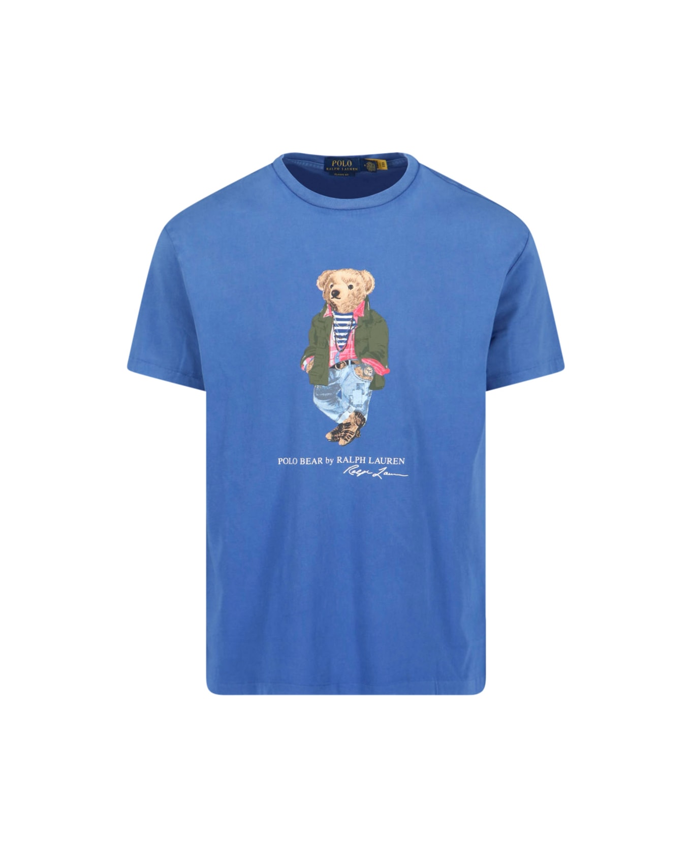 Ralph Lauren 'polo Bear' T-shirt - CR24 NW IRIS BLU SW EXPLR BEAR