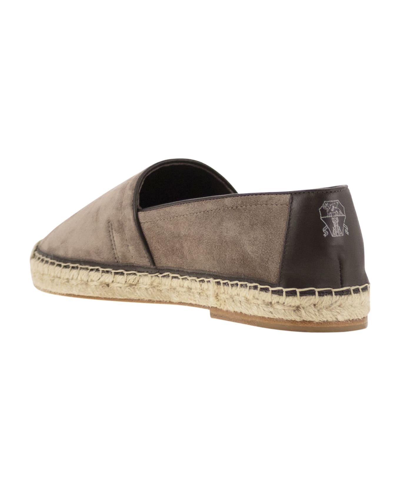 Brunello Cucinelli Suede Espadrilles - Turtledove