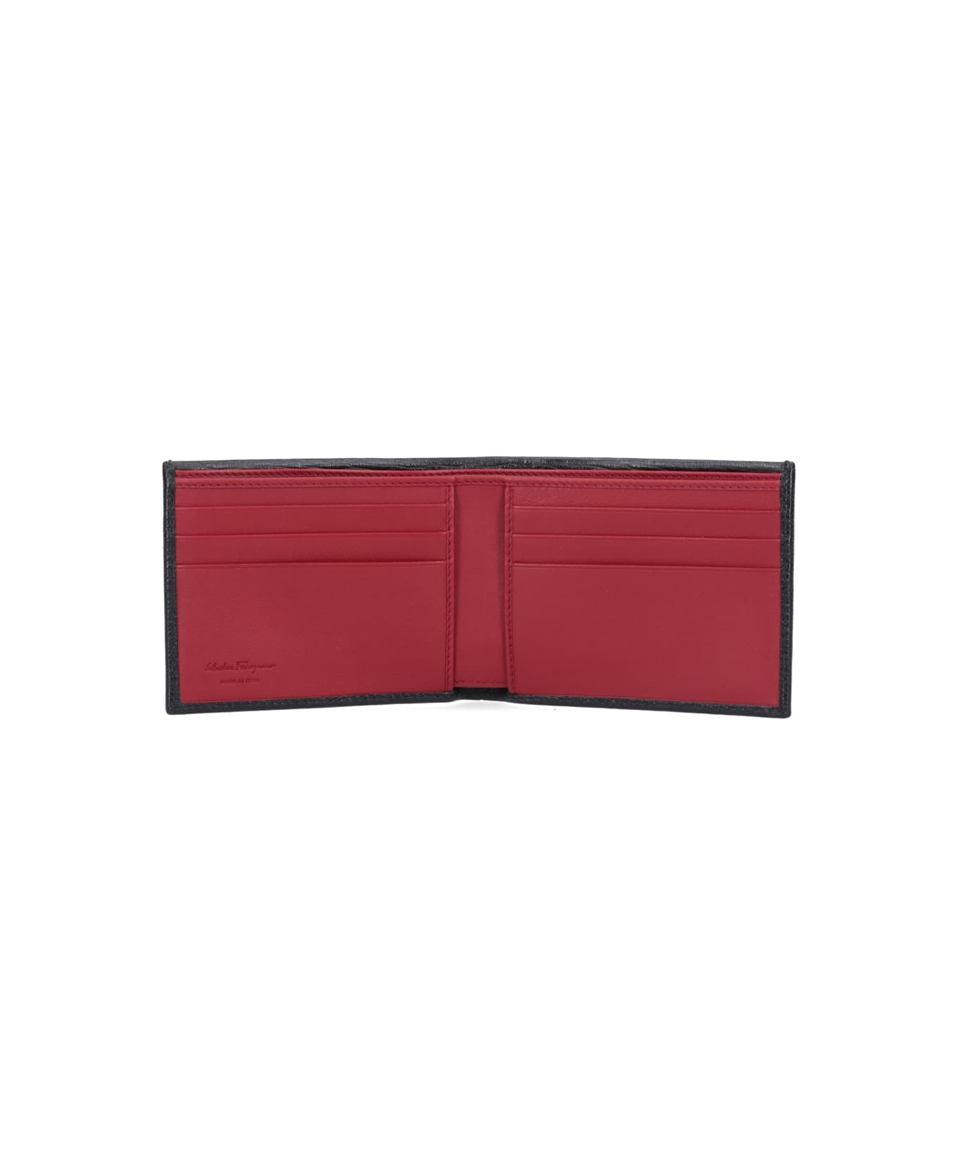Ferragamo 
gancini
 Bicolor Wallet - Black  