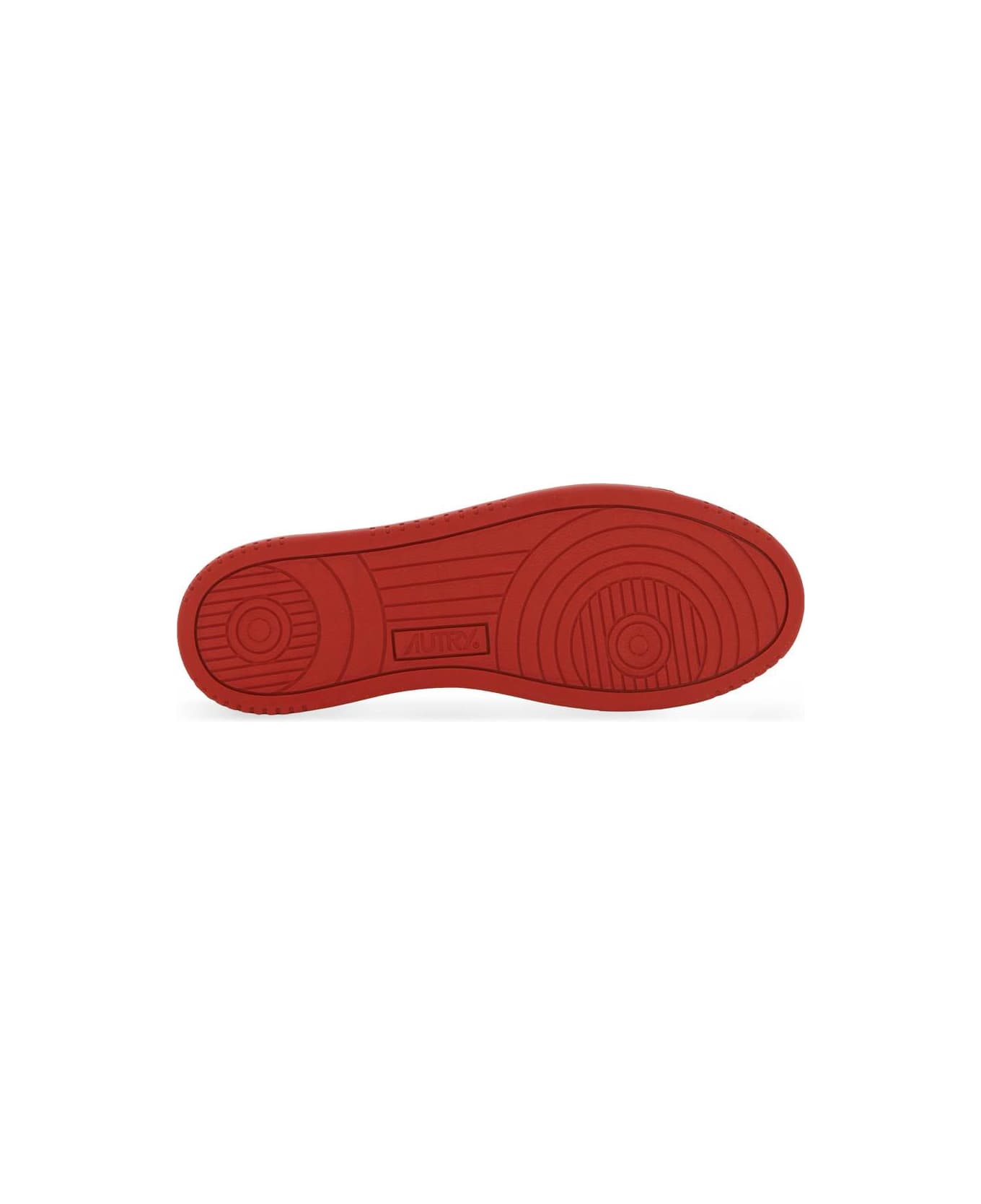 Autry Medalist Low Man Leat Leat Red - Red