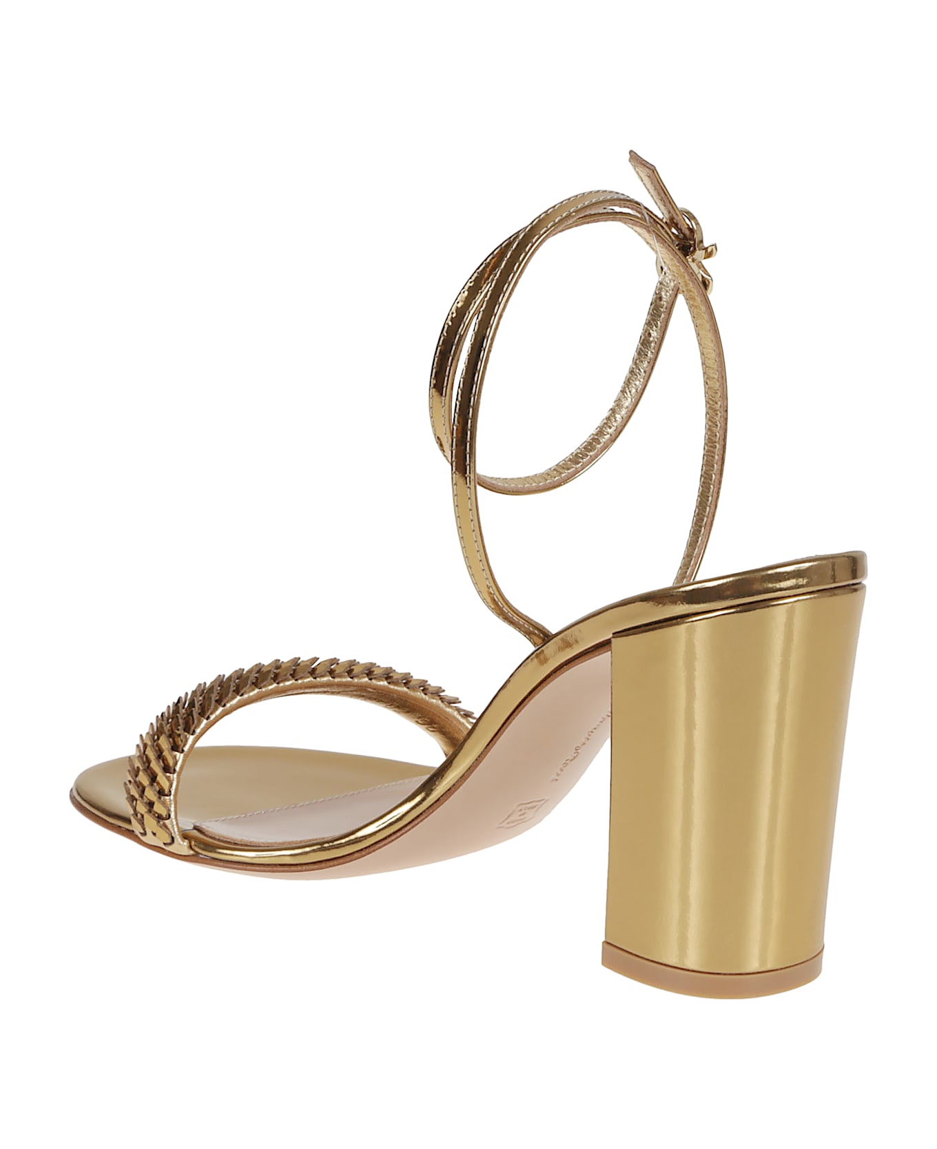 Gianvito Rossi Nappa Silk+metal Sandal - Mekm Mekong Mekong