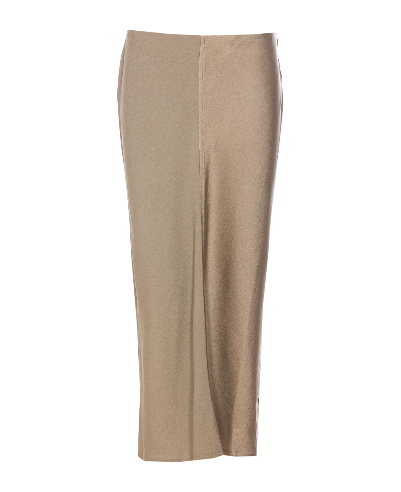 Ami Alexandre Mattiussi Midi Skirt - Beige