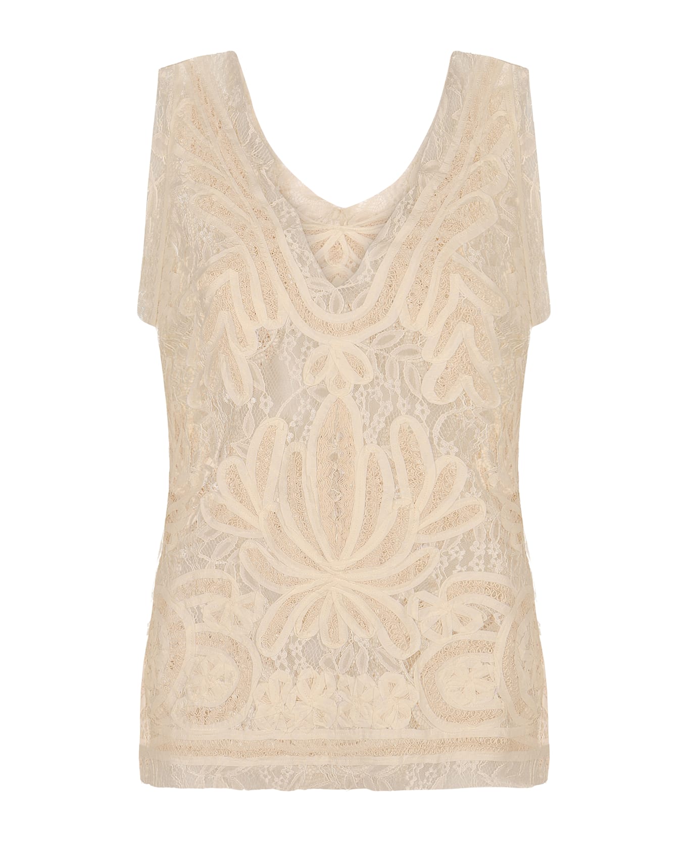 Tシャツ・カットソー PAROSH Women Tunic Tops D313059STEVEN WHITE SAB0064527001S347_det_4_031916