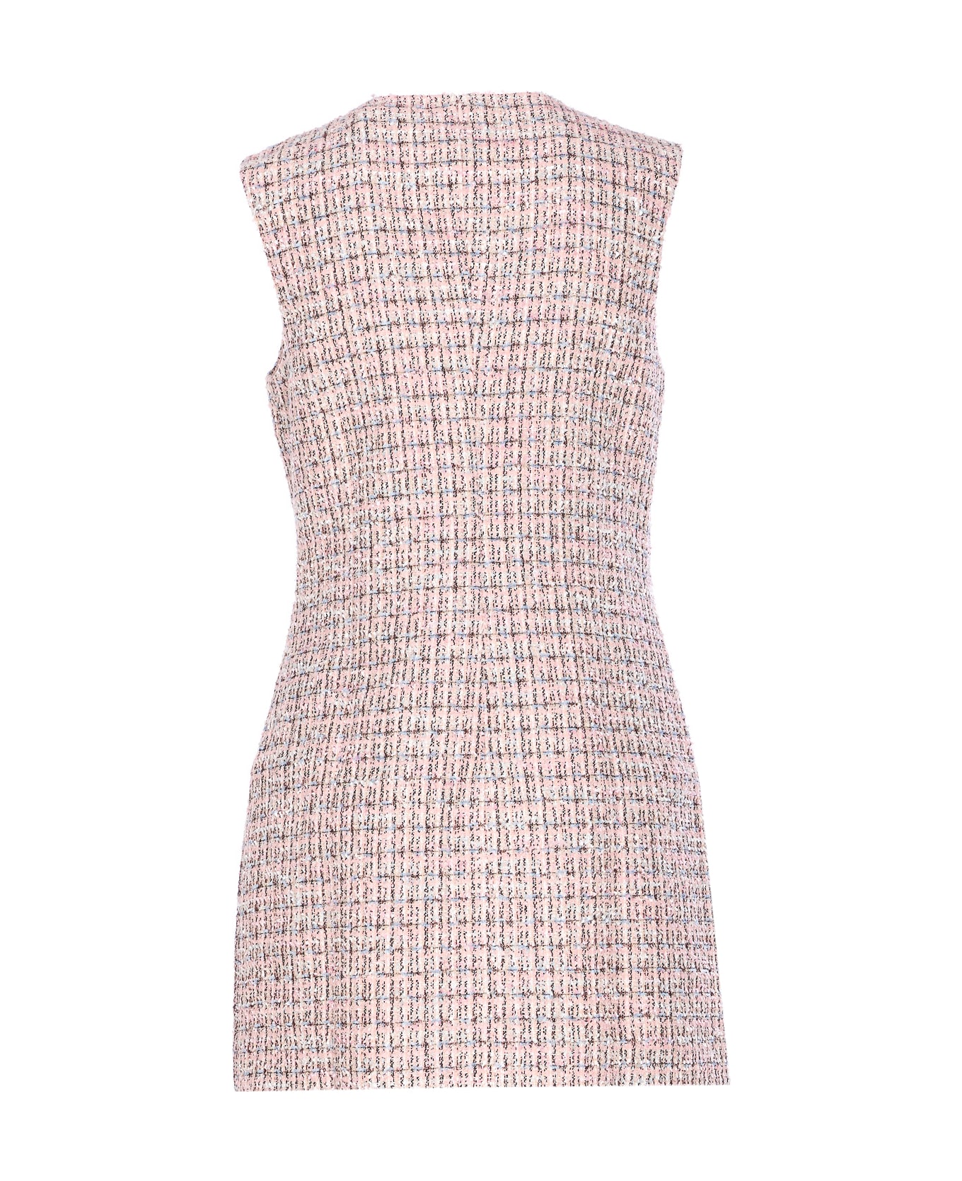 self-portrait Boucle' Mini Dress - Pink