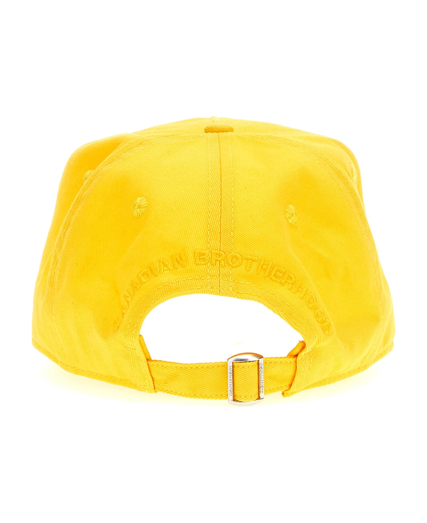 Dsquared2 Logo Embroidery Baseball Cap - Yellow 帽子