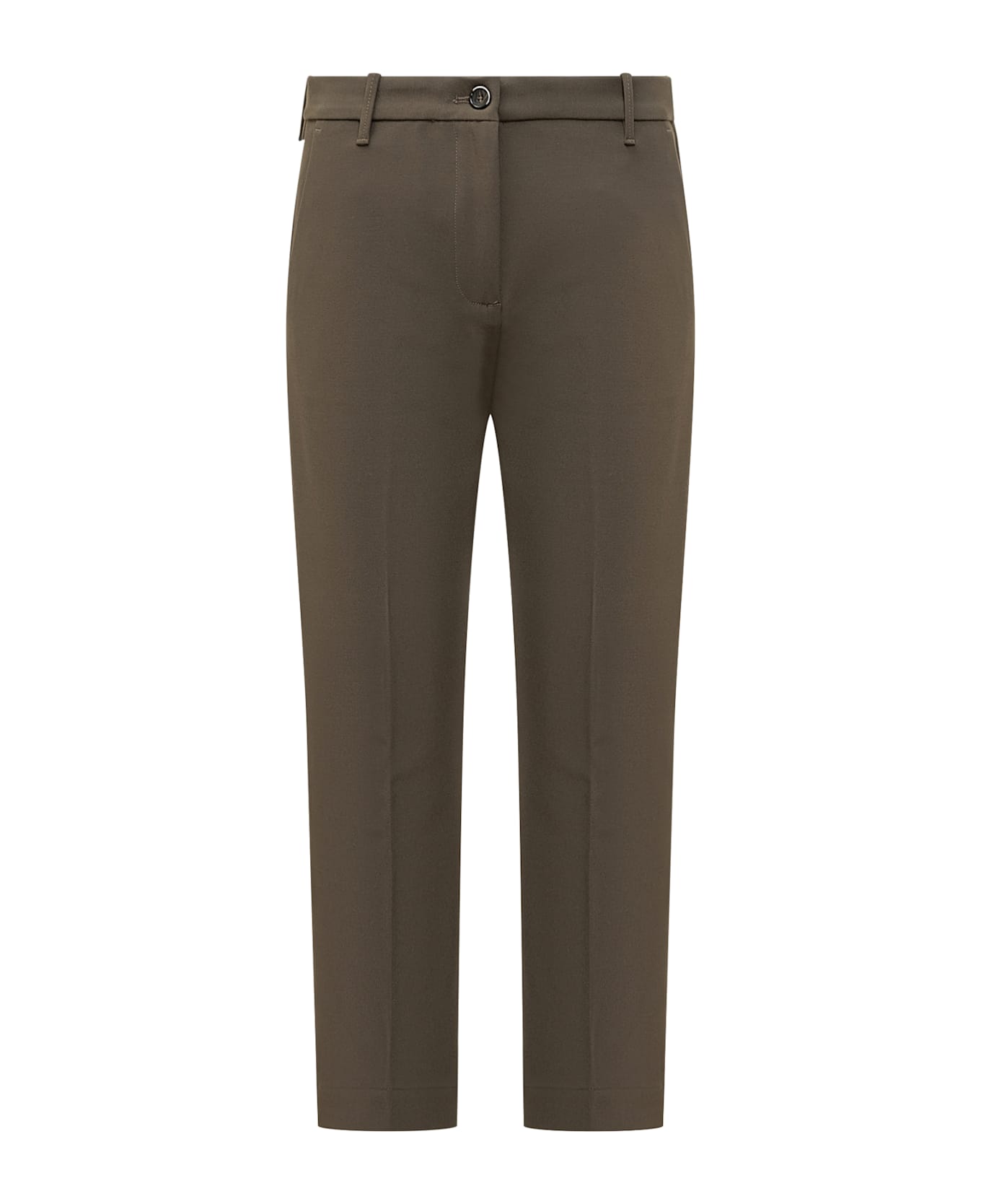 Nine in the Morning Magda Bootcut Trousers - MILITARE