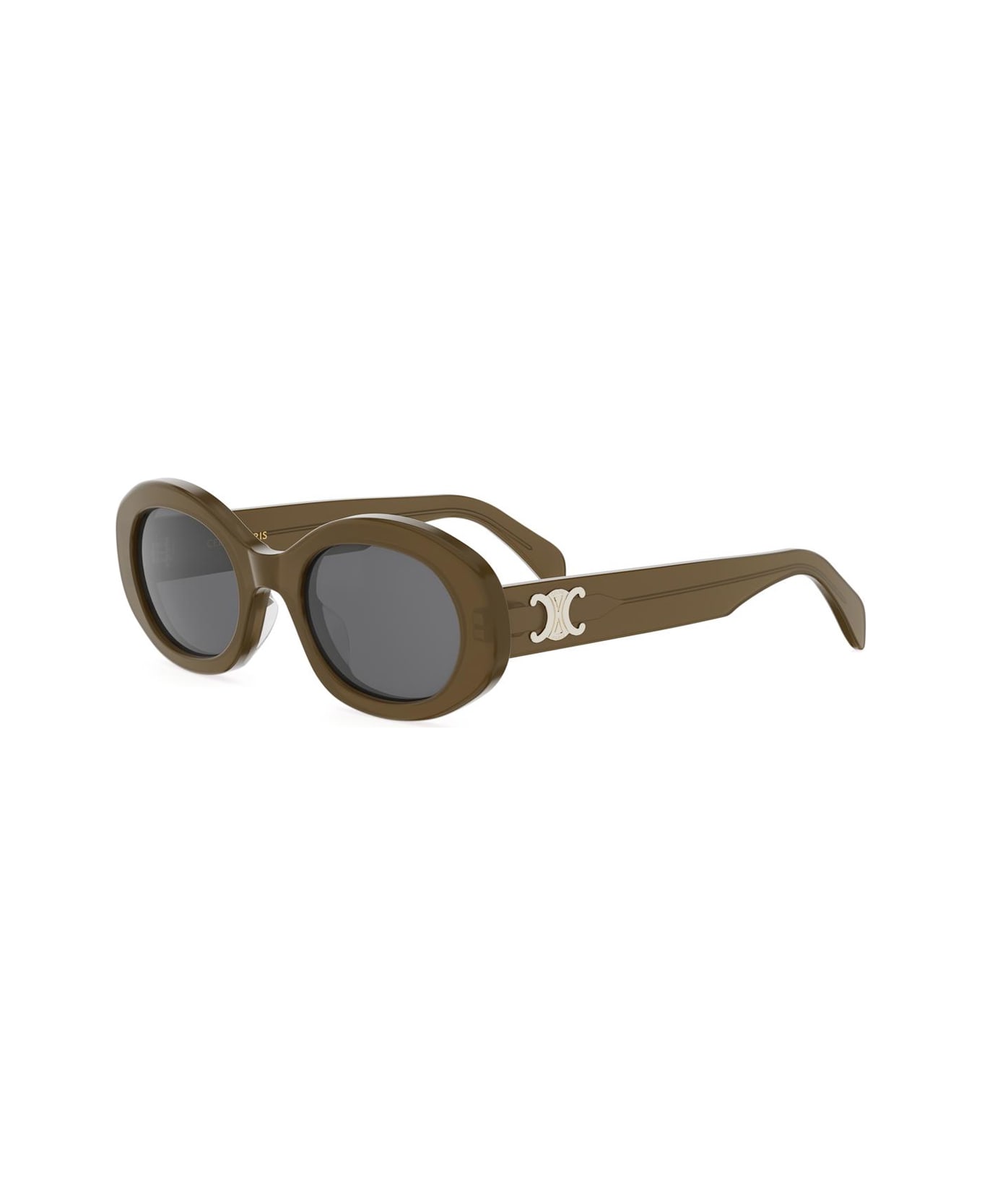 Celine Cl40194u Triomphe 96a Verde Oliva Sunglasses - Verde Oliva