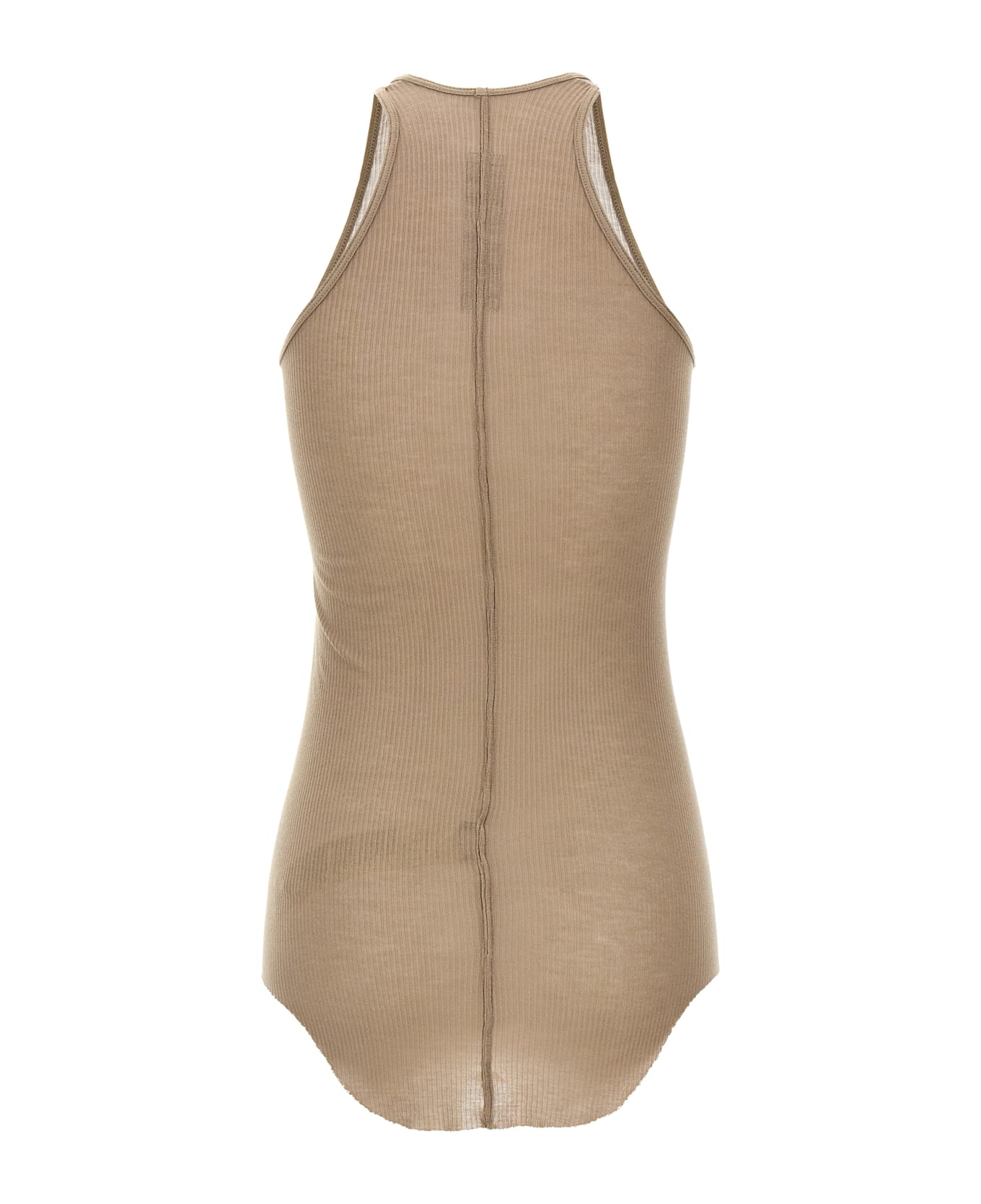 Rick Owens 
basic Rib
 Tank Top - Gray