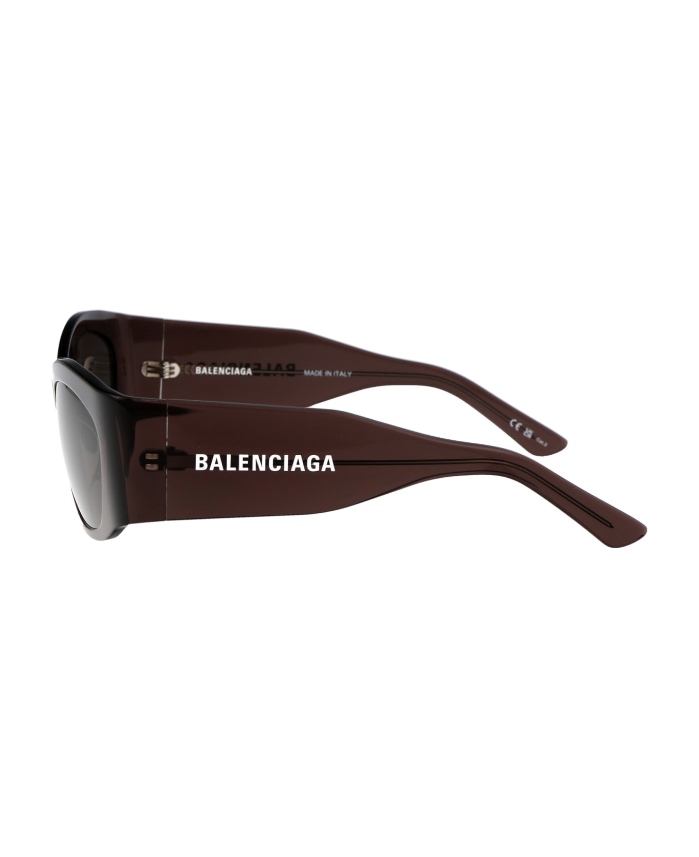 Balenciaga Eyewear Bb0329s Sunglasses - 004 BROWN BROWN GREY