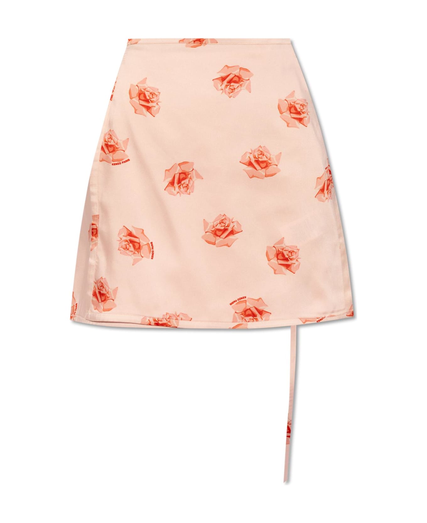 Kenzo Skirt With Logo - Rosa