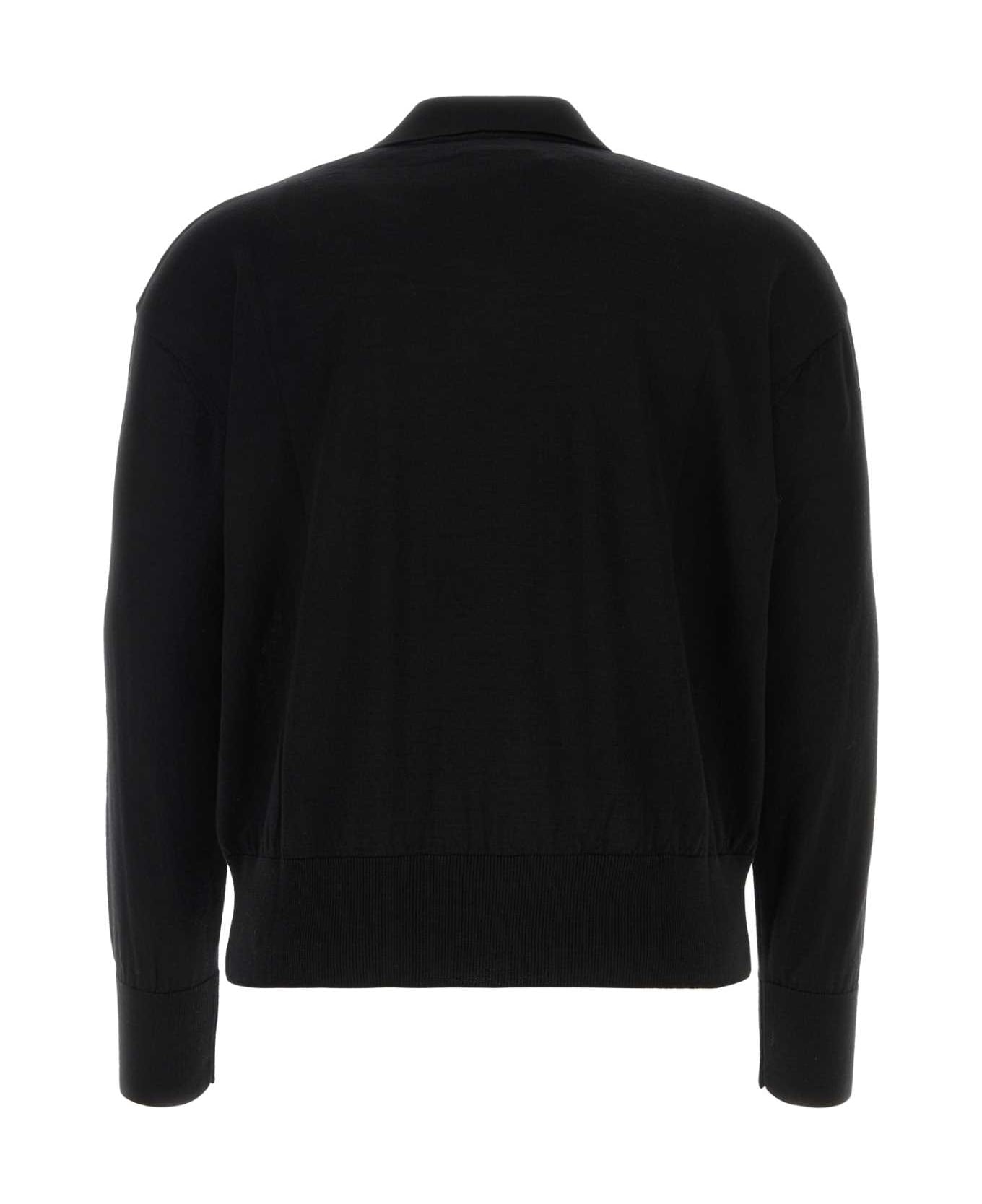 Ami Alexandre Mattiussi Black Wool Sweater - Black