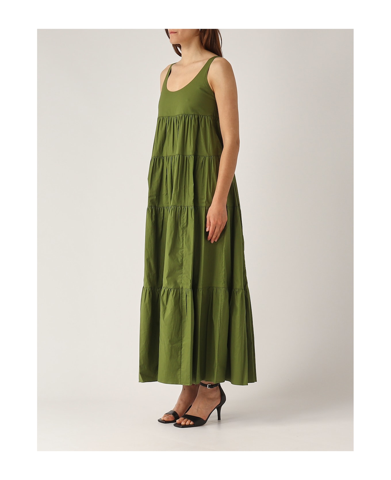 Michael Kors V Neck Tier Dress Dress - PRATO
