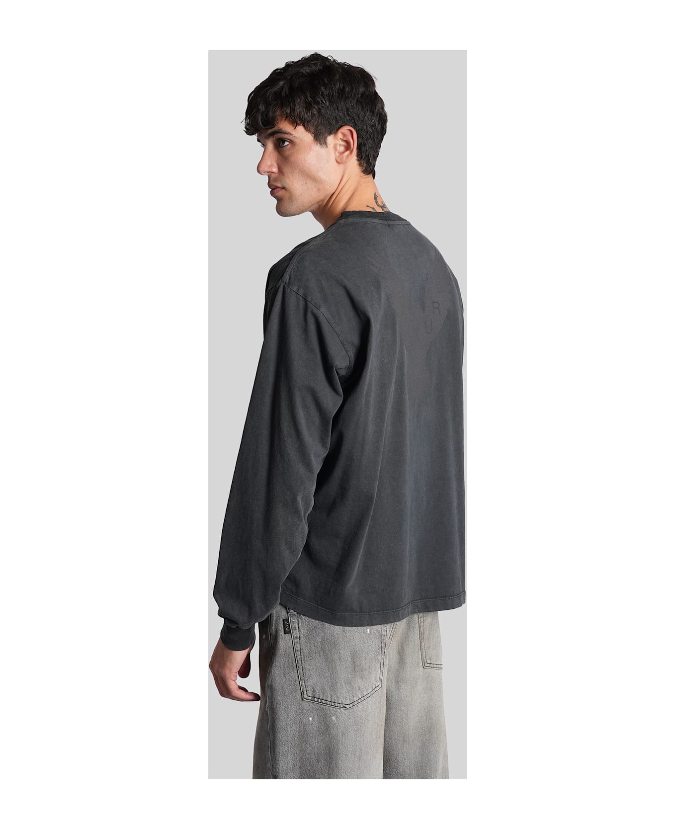 Haikure Kevin Sweatshirt In Grey Cotton - grey