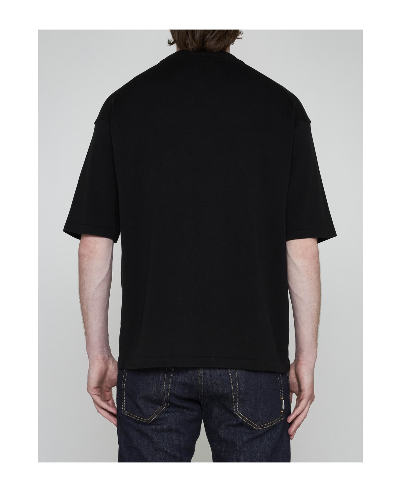 Roberto Collina Cotton T-shirt - BLACK