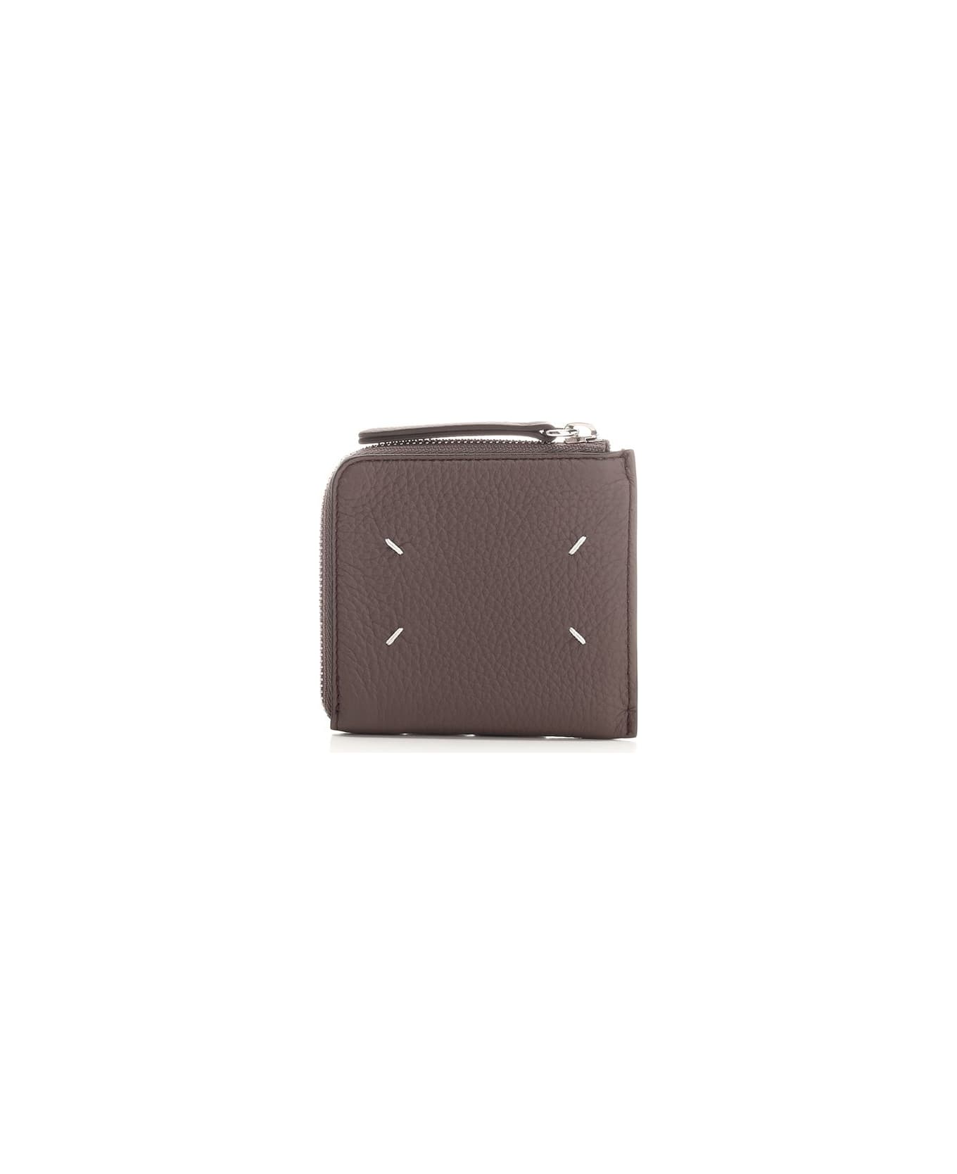 Maison Margiela Zip Around Wallet - Brown