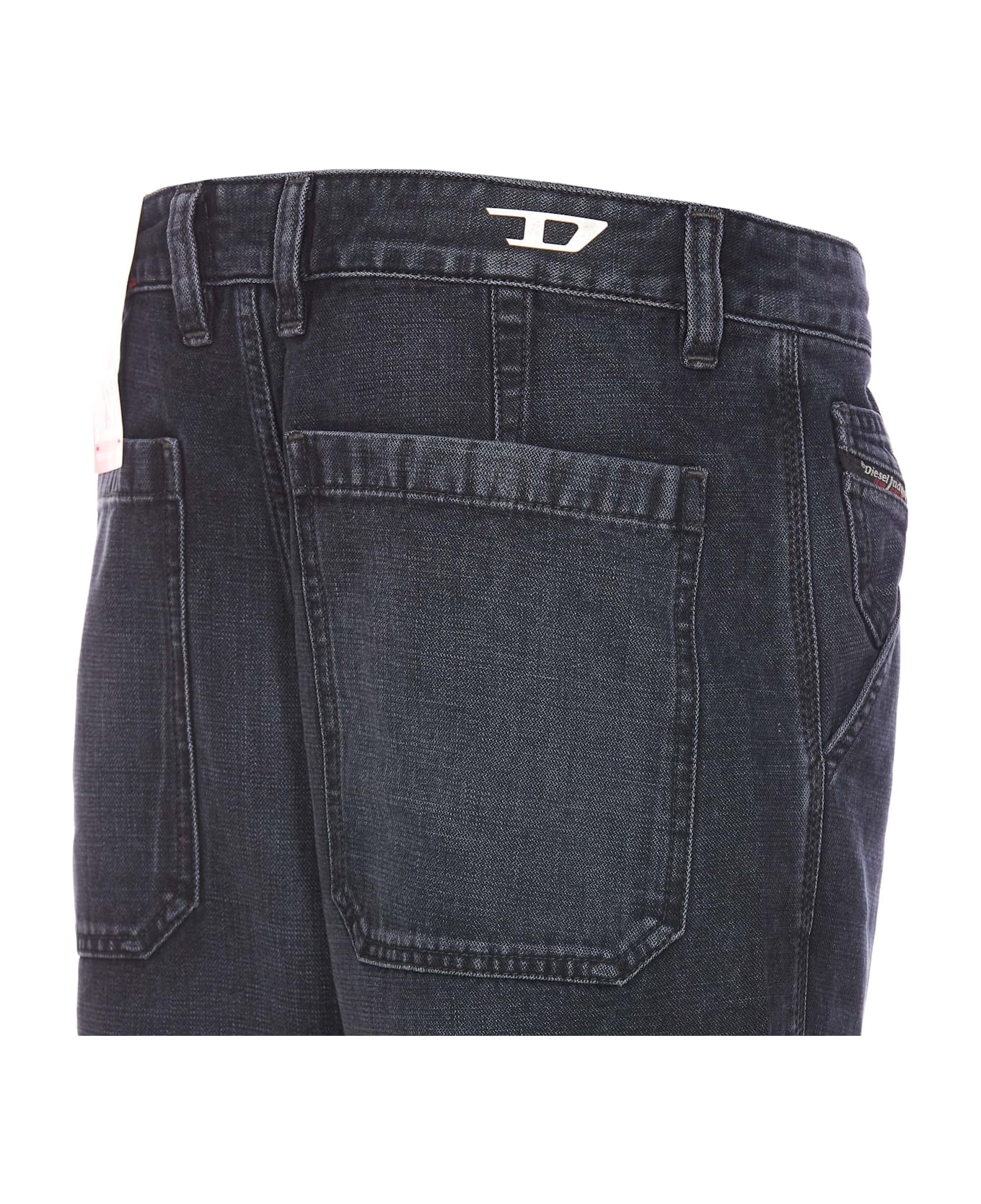 Diesel D-pot-cargo Jeans - Black