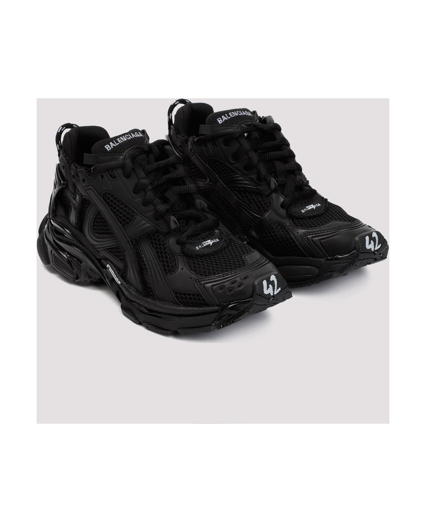 Balenciaga Runner Sneakers - Black Matt