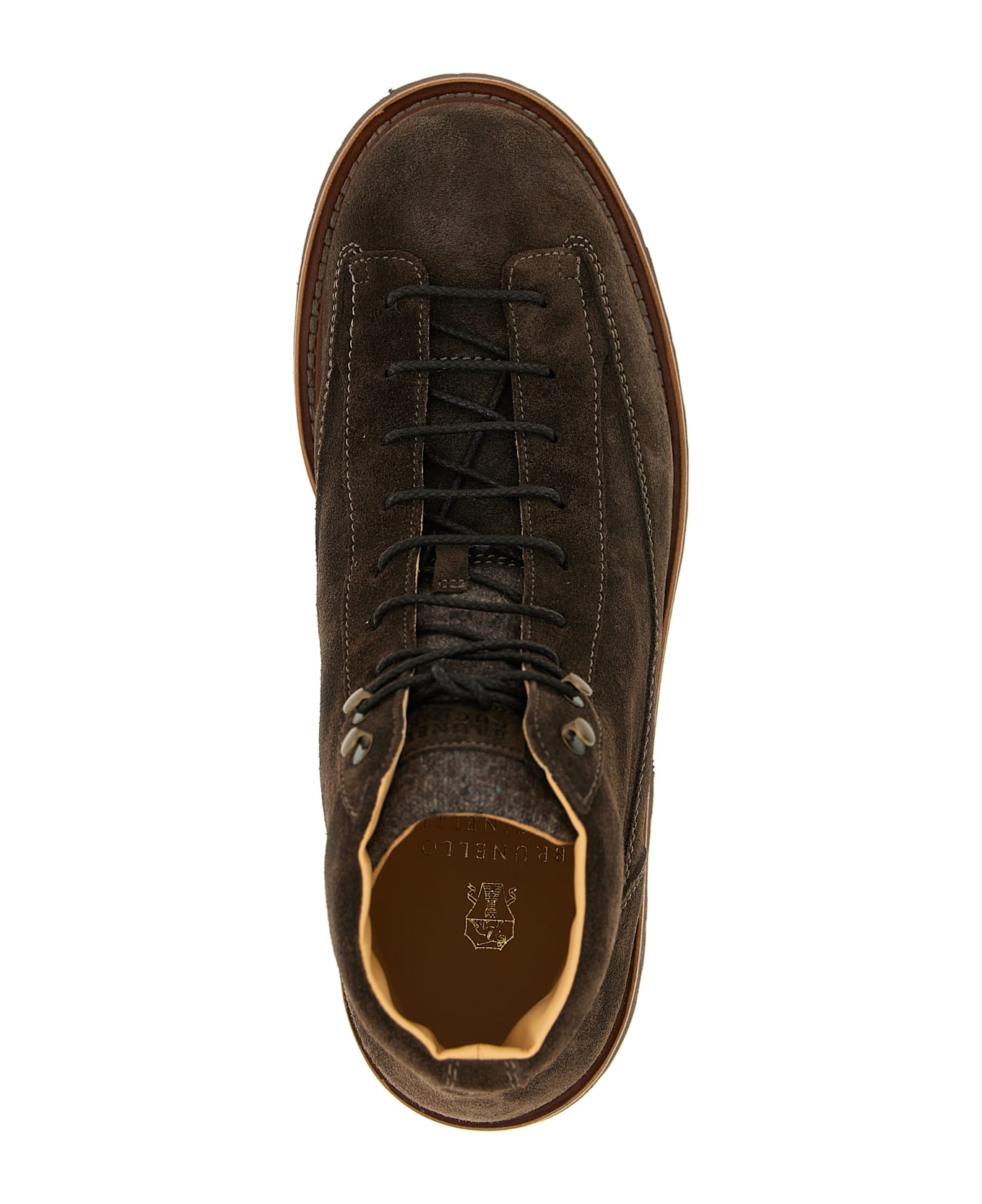 Brunello Cucinelli Suede Ankle Boots - Brown