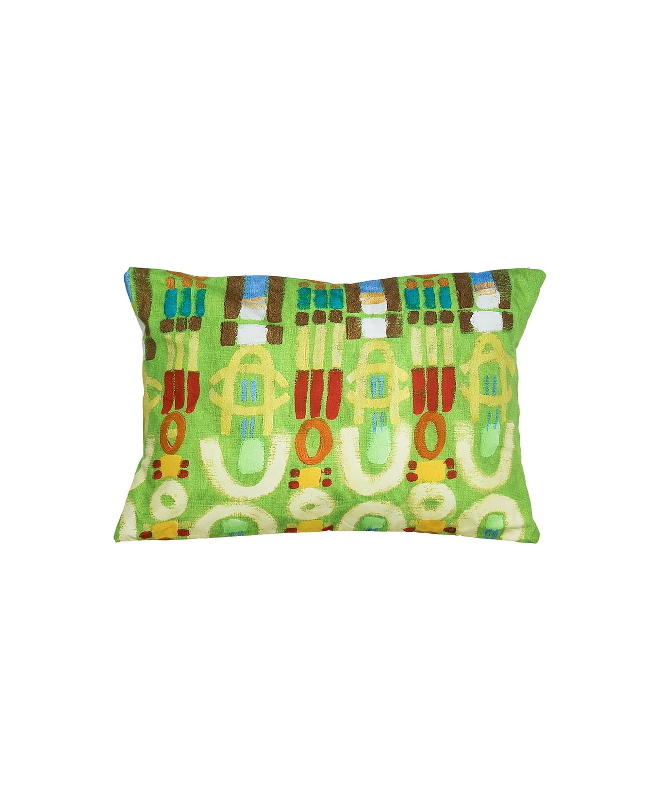 Le Botteghe su Gologone Printed Cushions 40x60 Cm - Lime Green