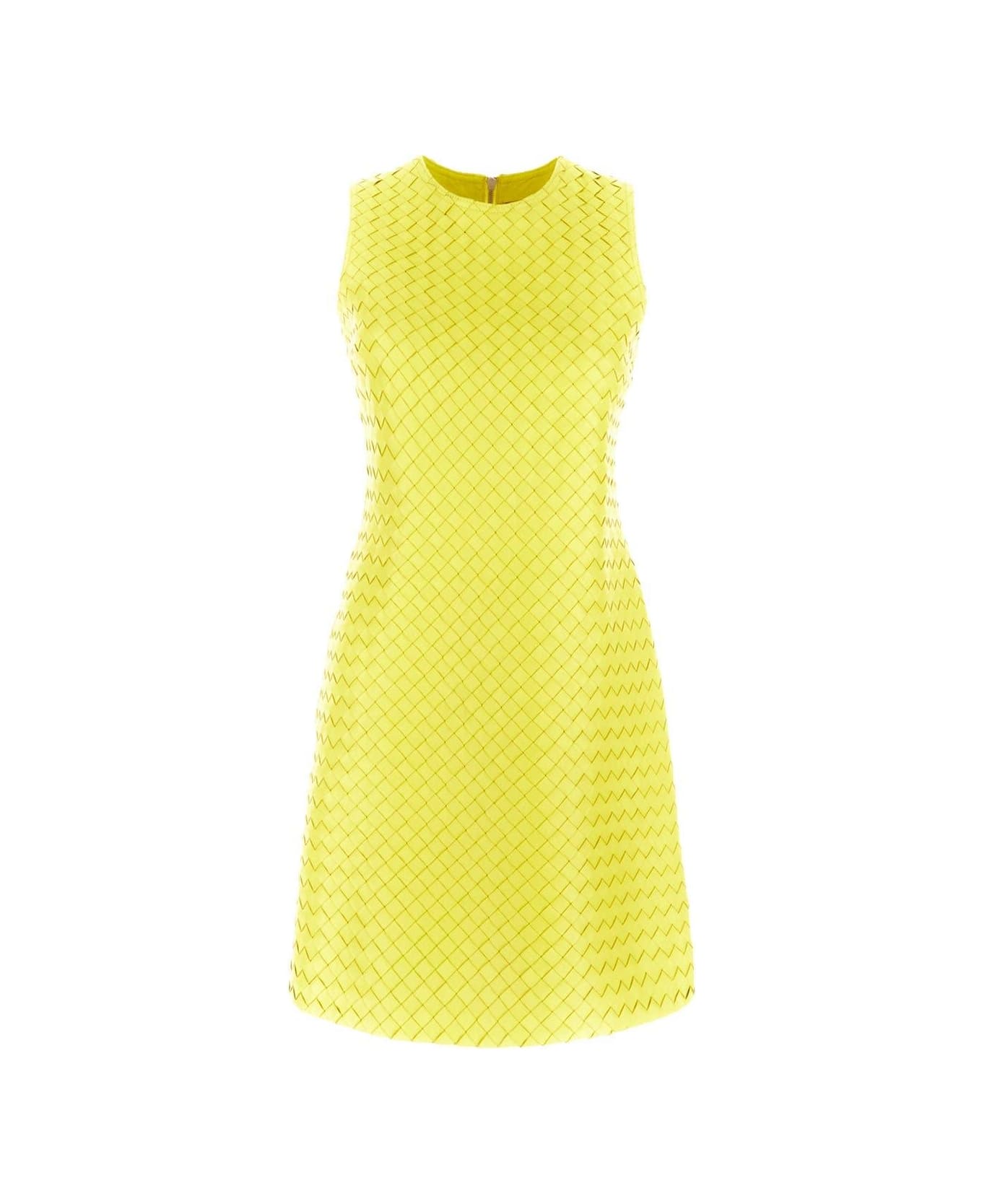 Bottega Veneta Intrecciato Leather Dress - 7193