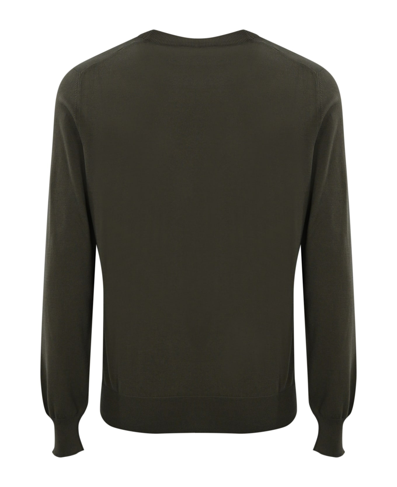Fay Pullover Sweater In Cotton - Marrone