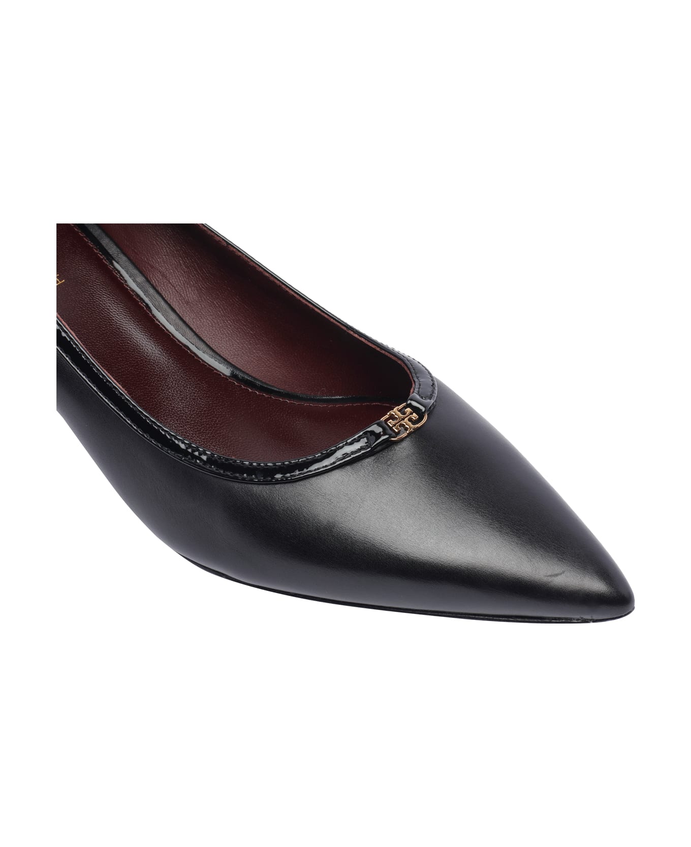 Tory Burch Double T Buckle Pumps - Black