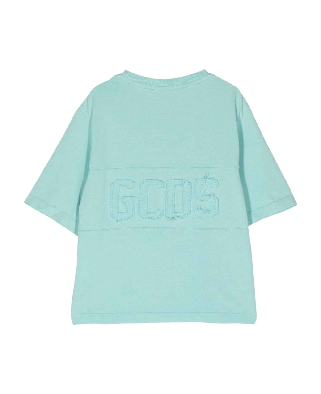 GCDS Mini Blue T-shirt Unisex - Blu