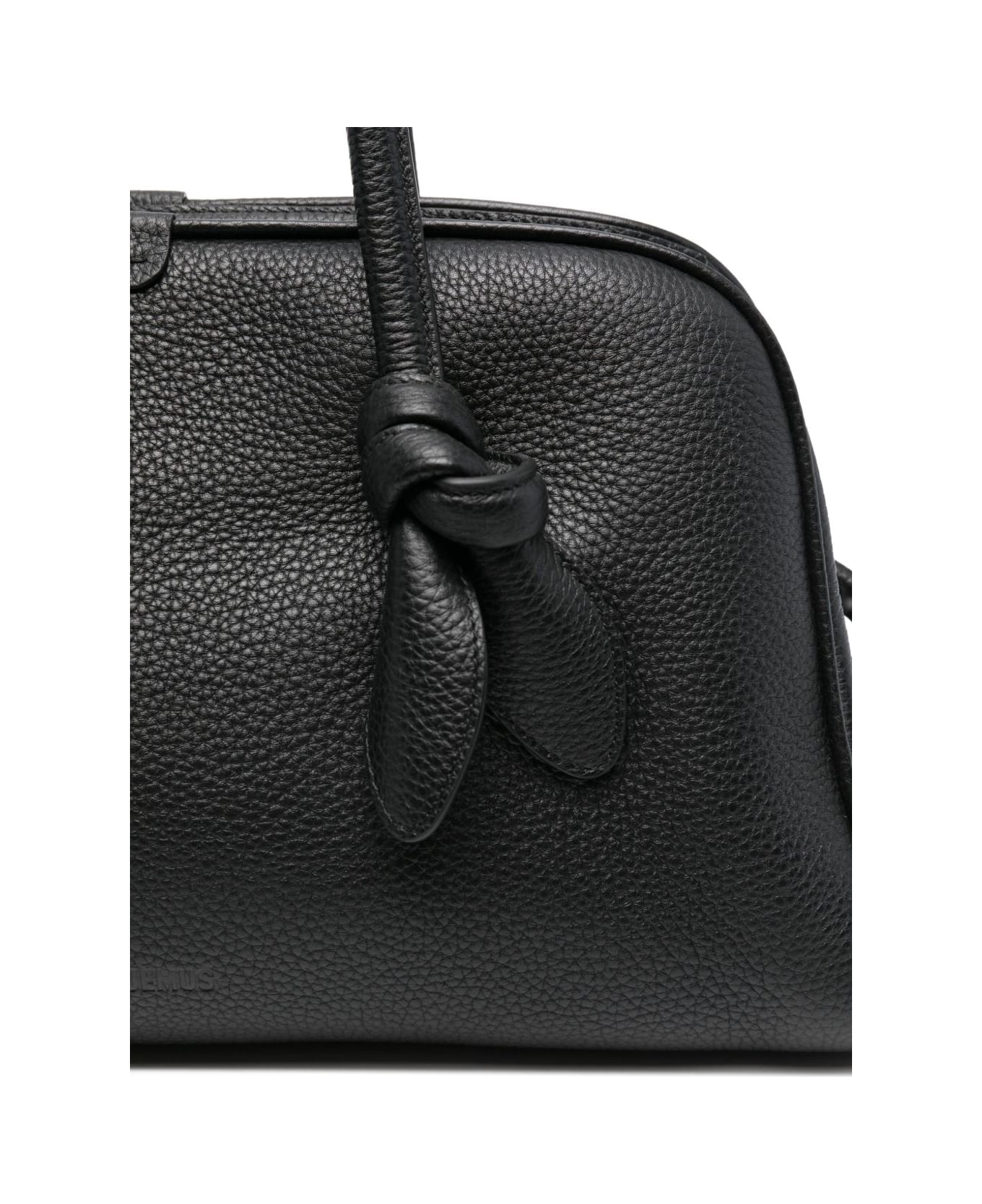 Jacquemus Le Turismo Leather Tote Bag - Black
