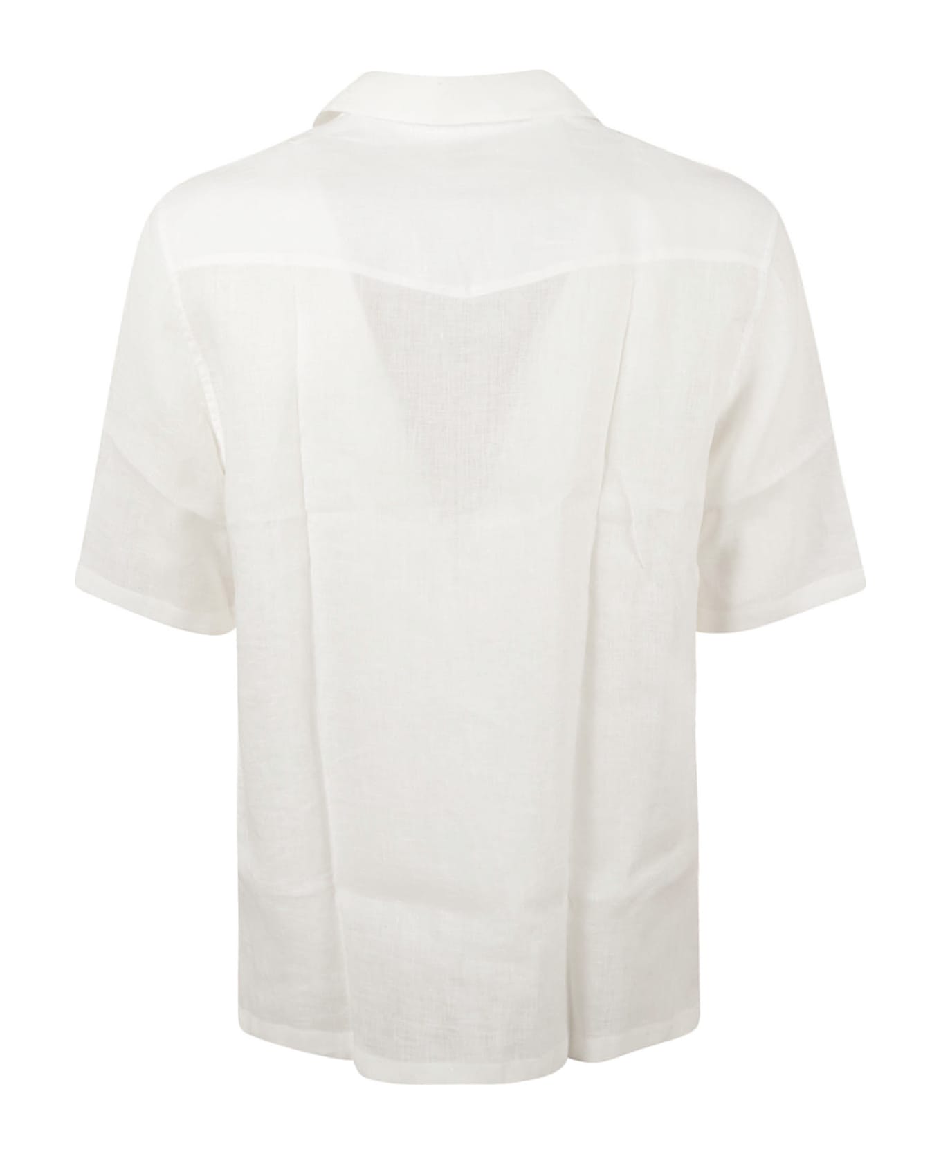 Brunello Cucinelli Regular Plain Shirt - White/Natural シャツ