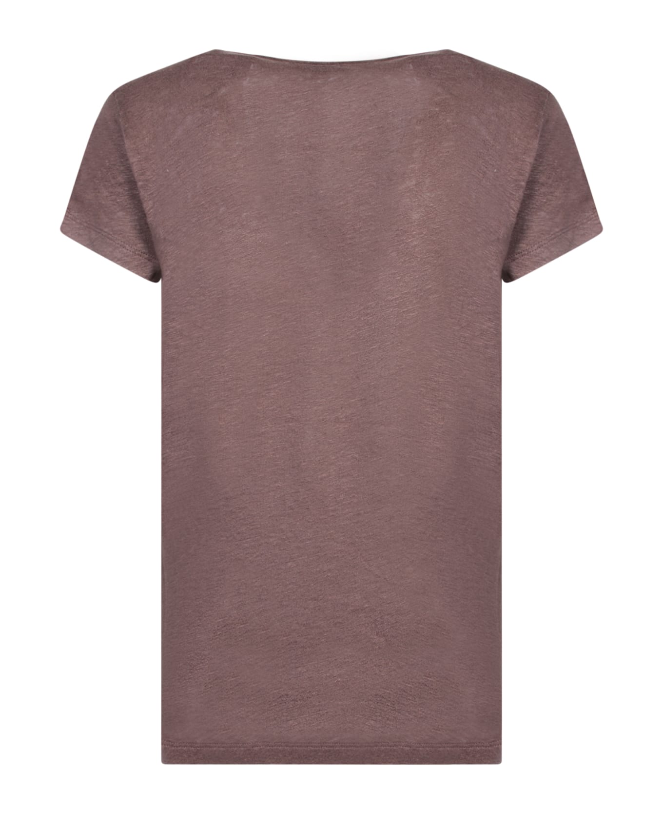 IRO Linen T-shirt In Brown - Brown Tシャツ
