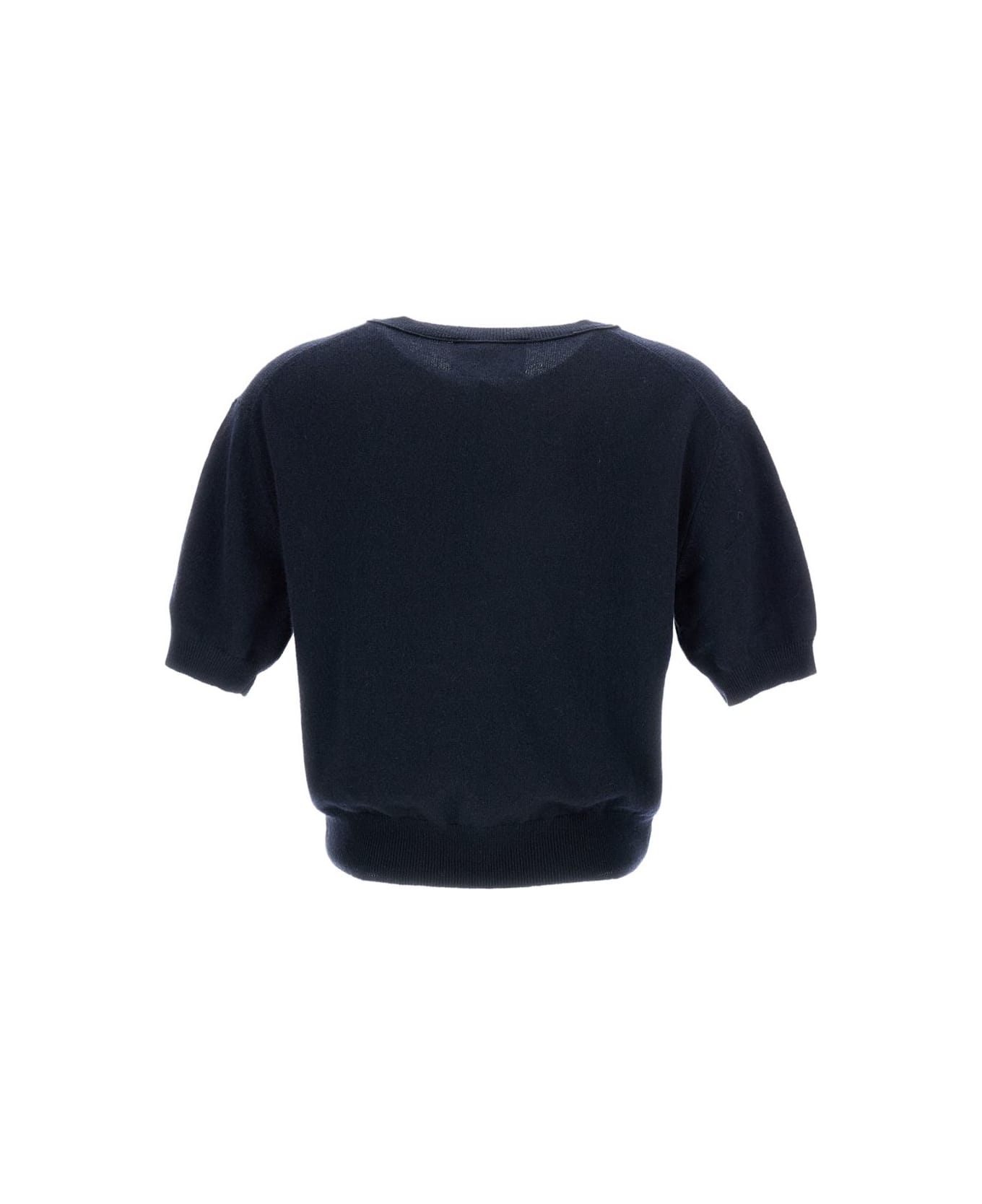 Lisa Yang Genevra Cashmere Top - Blue