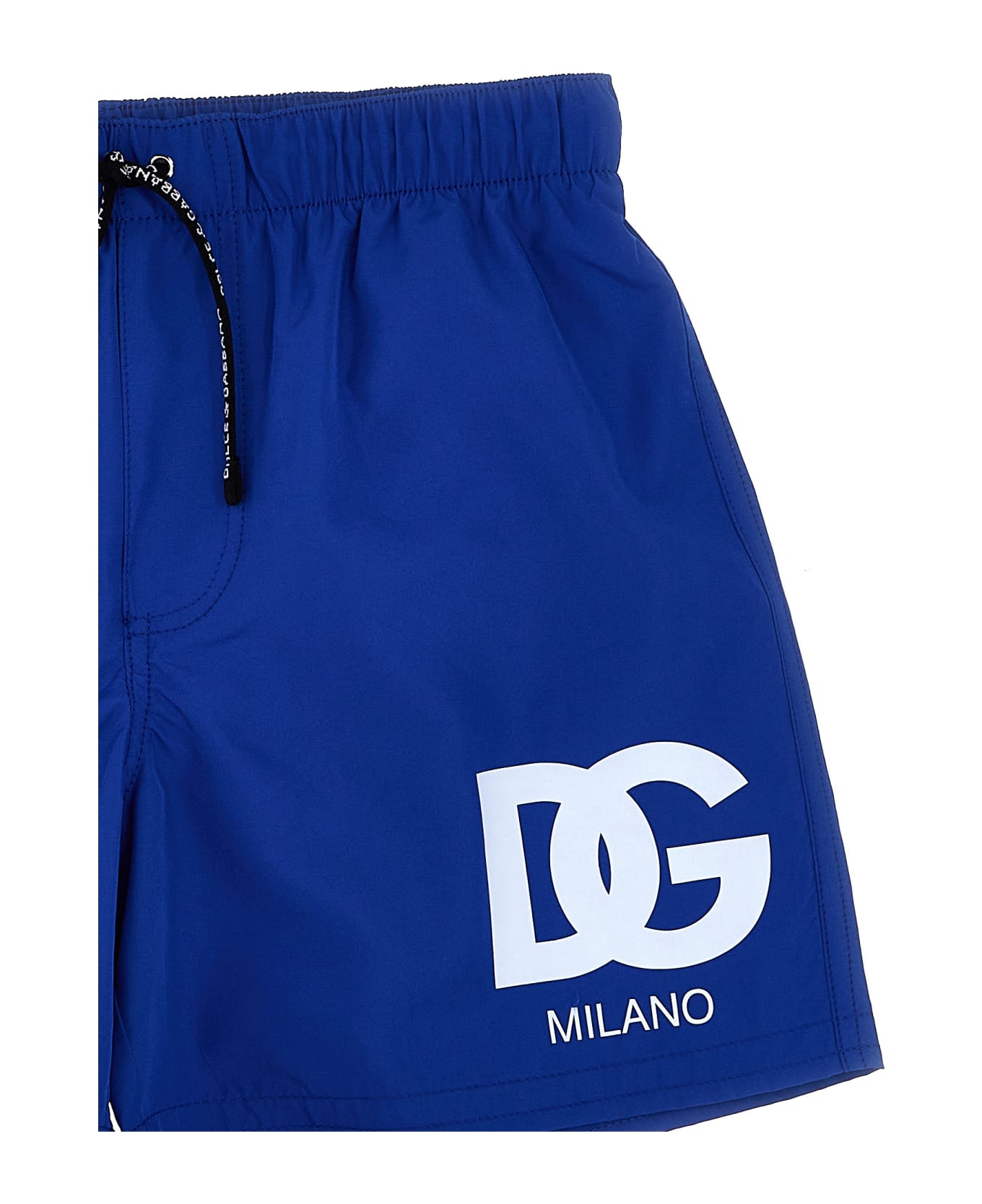 Dolce & Gabbana Logo Print Swim Shorts