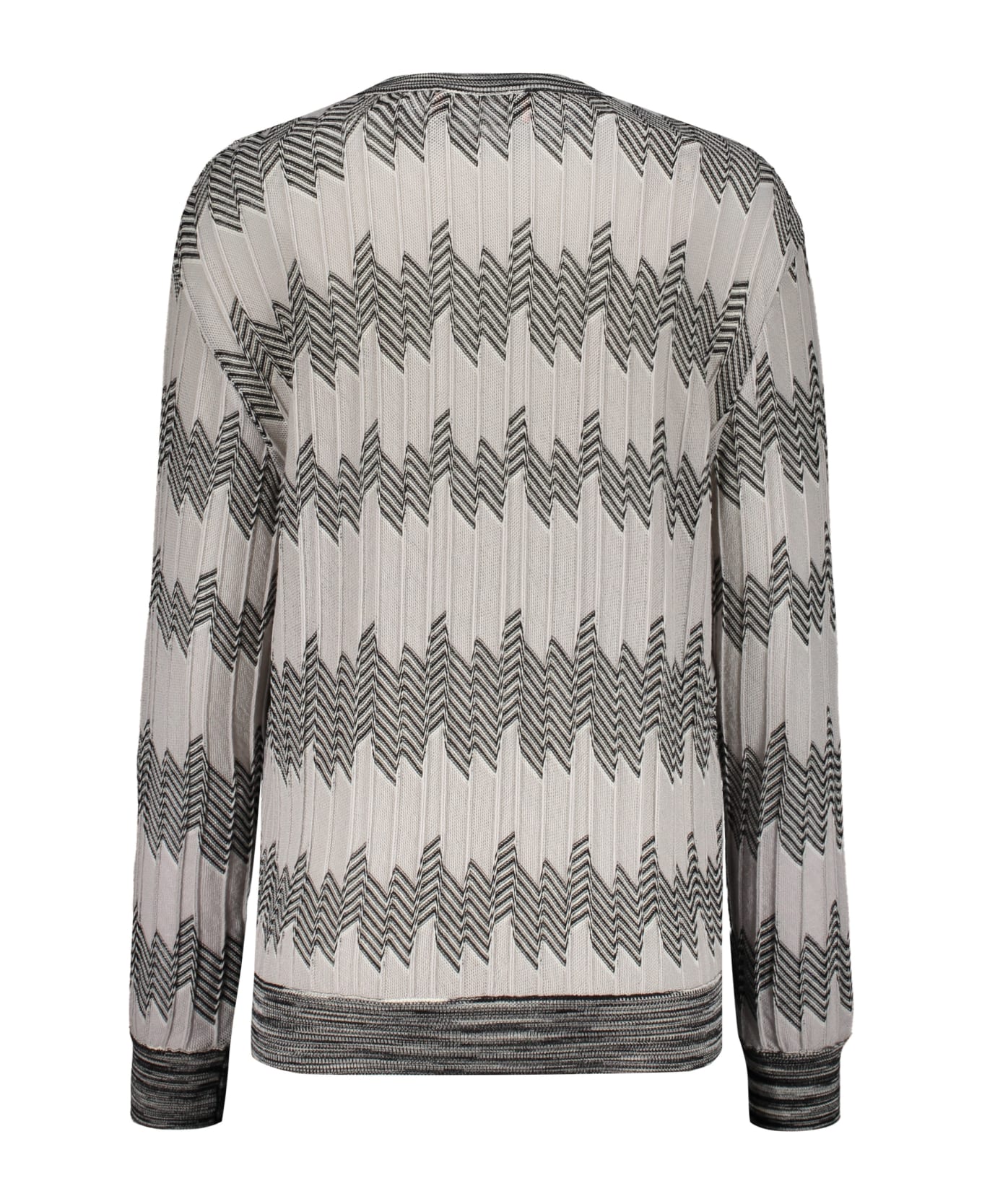 Missoni Crew-neck Wool Sweater - grey ニットウェア