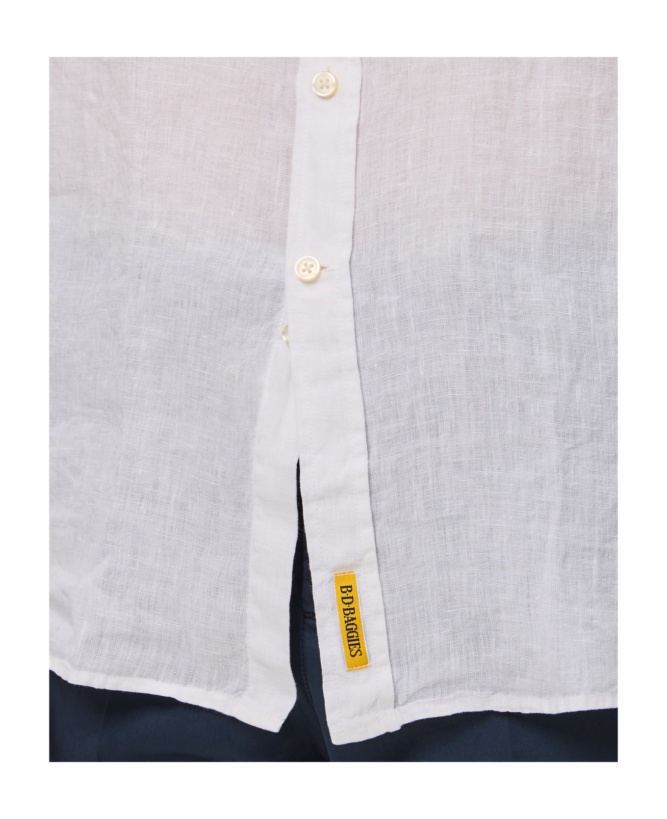 B.D. Baggies Linen Shirt - White