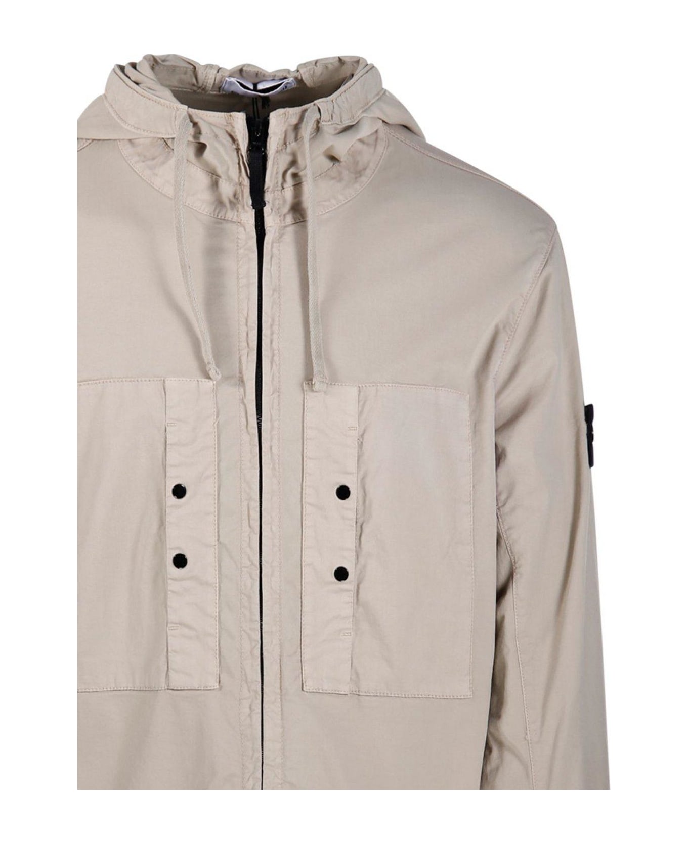 Stone Island Drawstring Jacket - Sand