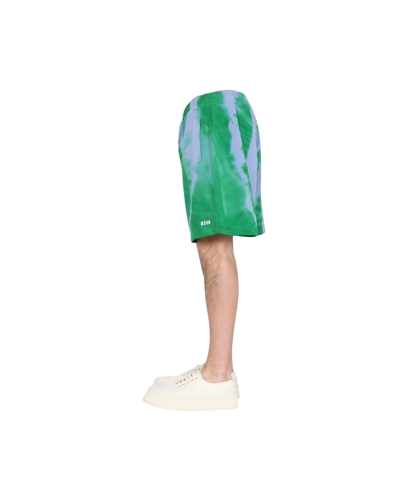 MSGM Sweat Shorts - GREEN