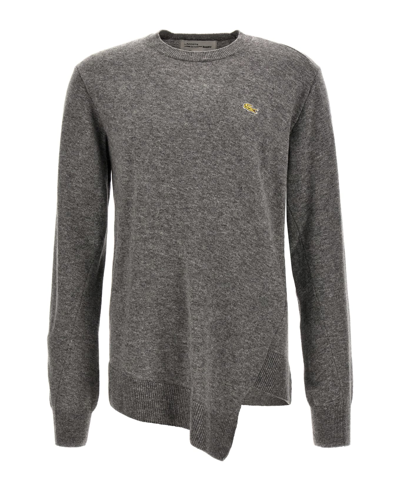 Comme des Garçons Shirt Comme Des Garcons Shirt X Lacoste Sweater - Gray ニットウェア